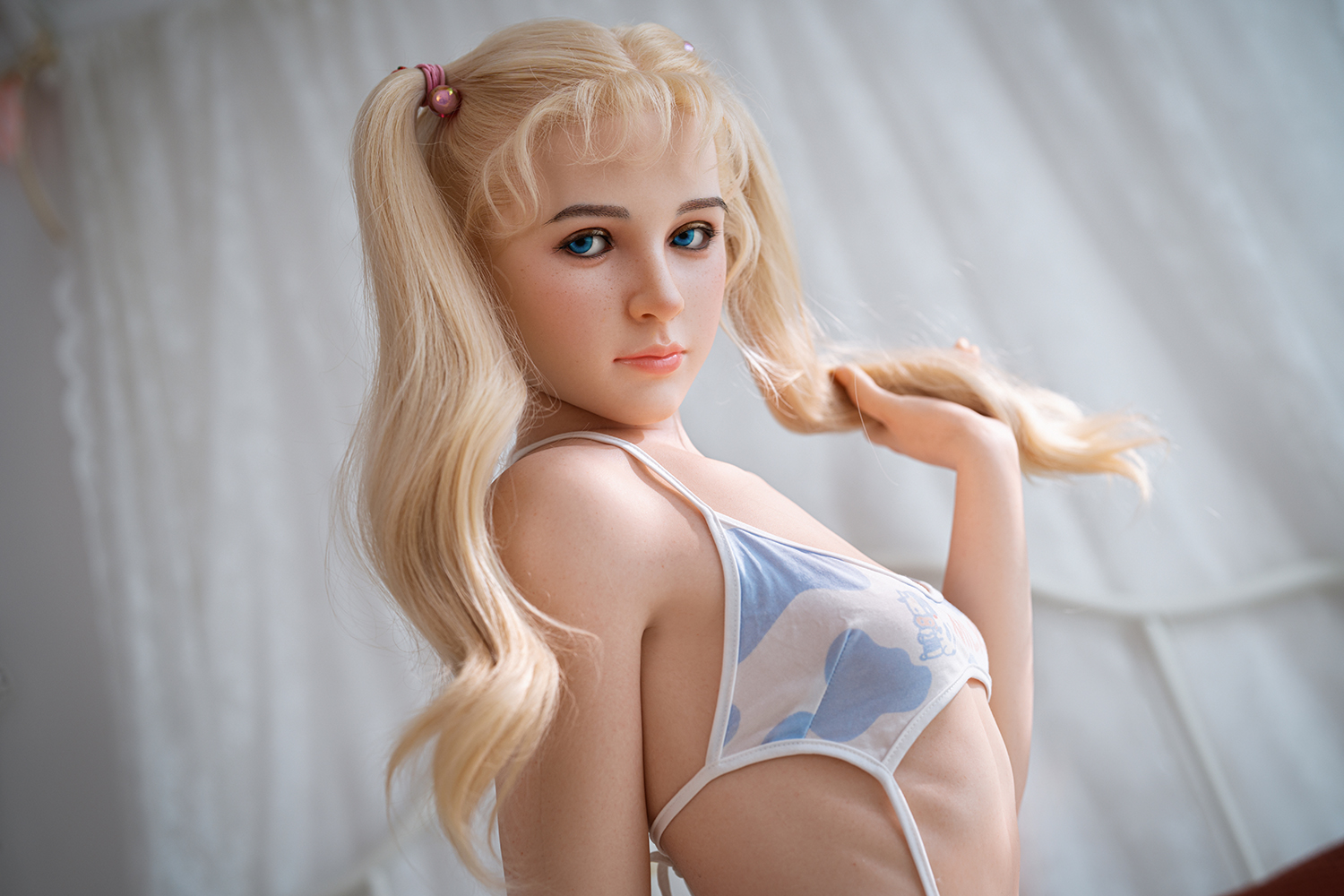 4ft9/150cm A Cup Silicone Loli Sex Doll S22 - Jane