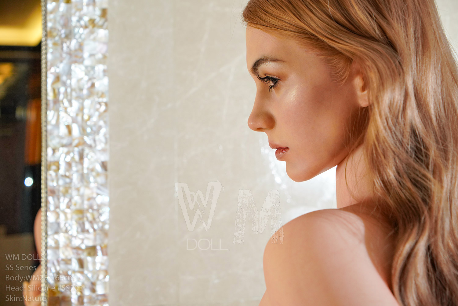 5ft4/165cm E Cup ROS Head S-TPE Mature Sex Doll - SS Series Gal