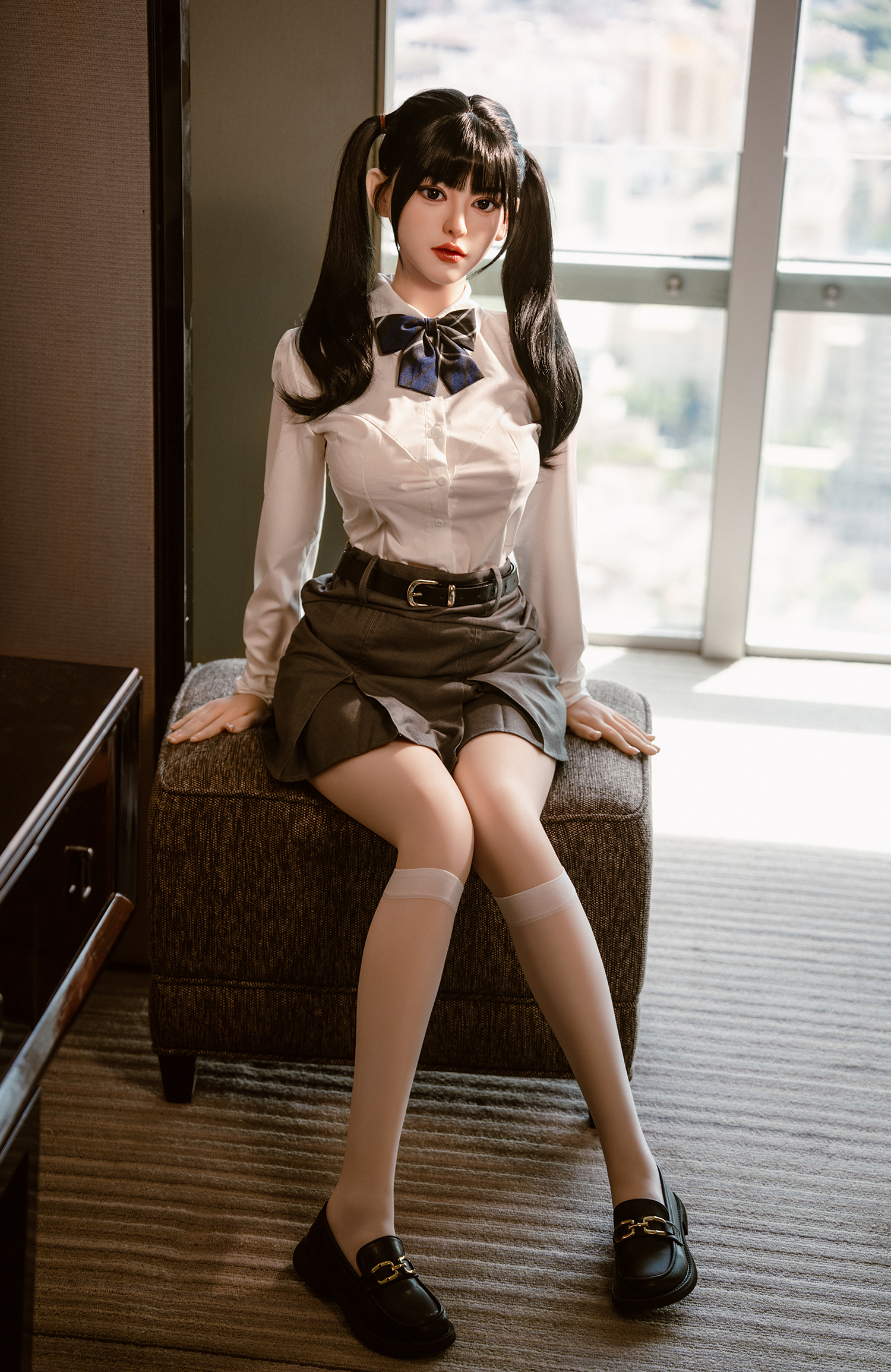 5ft2/160cm D Cup Silicone Head Young Sex Doll - Jolie