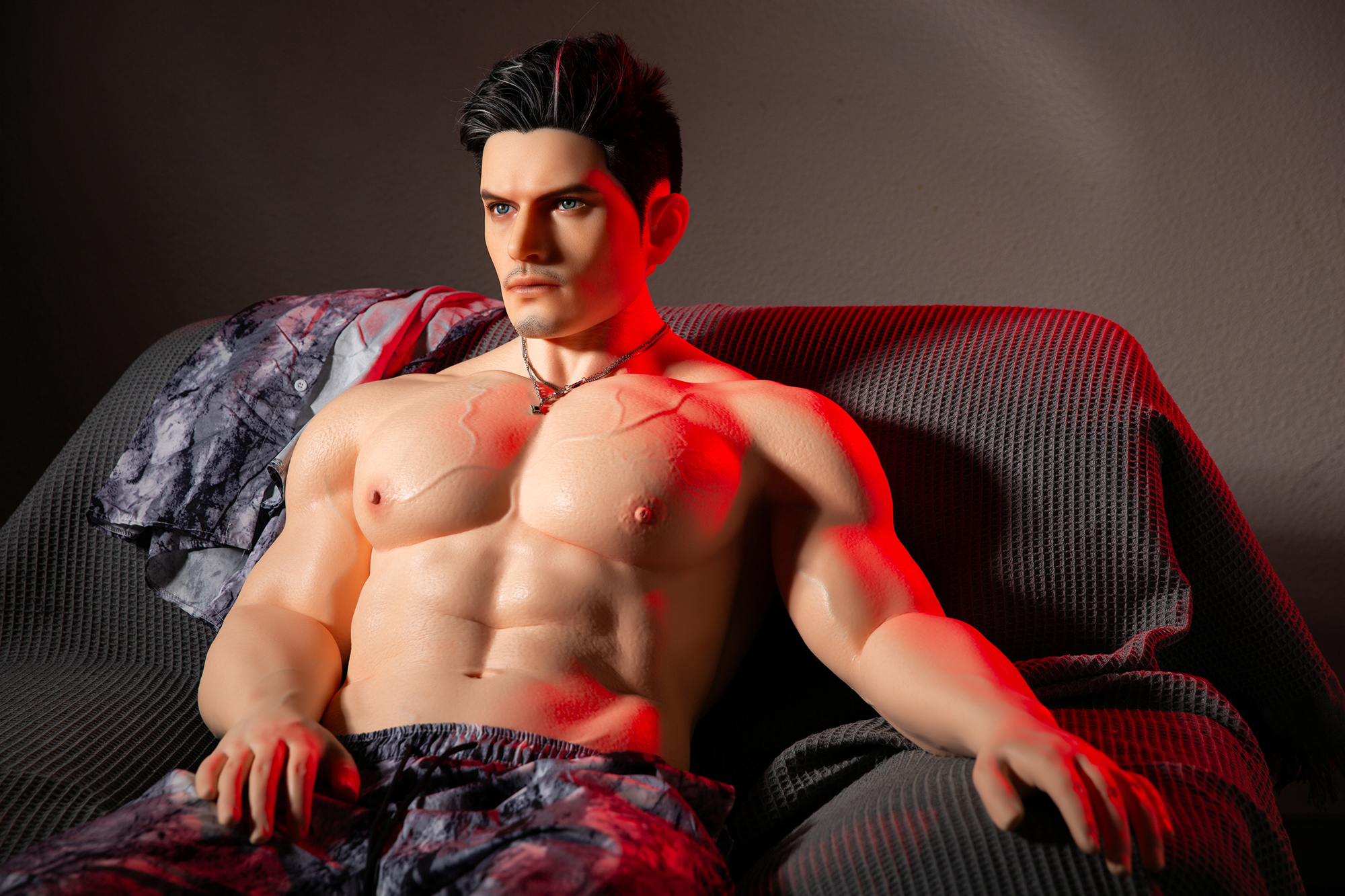 5ft7/175cm Silicone Strong Male Sex Doll - Thor