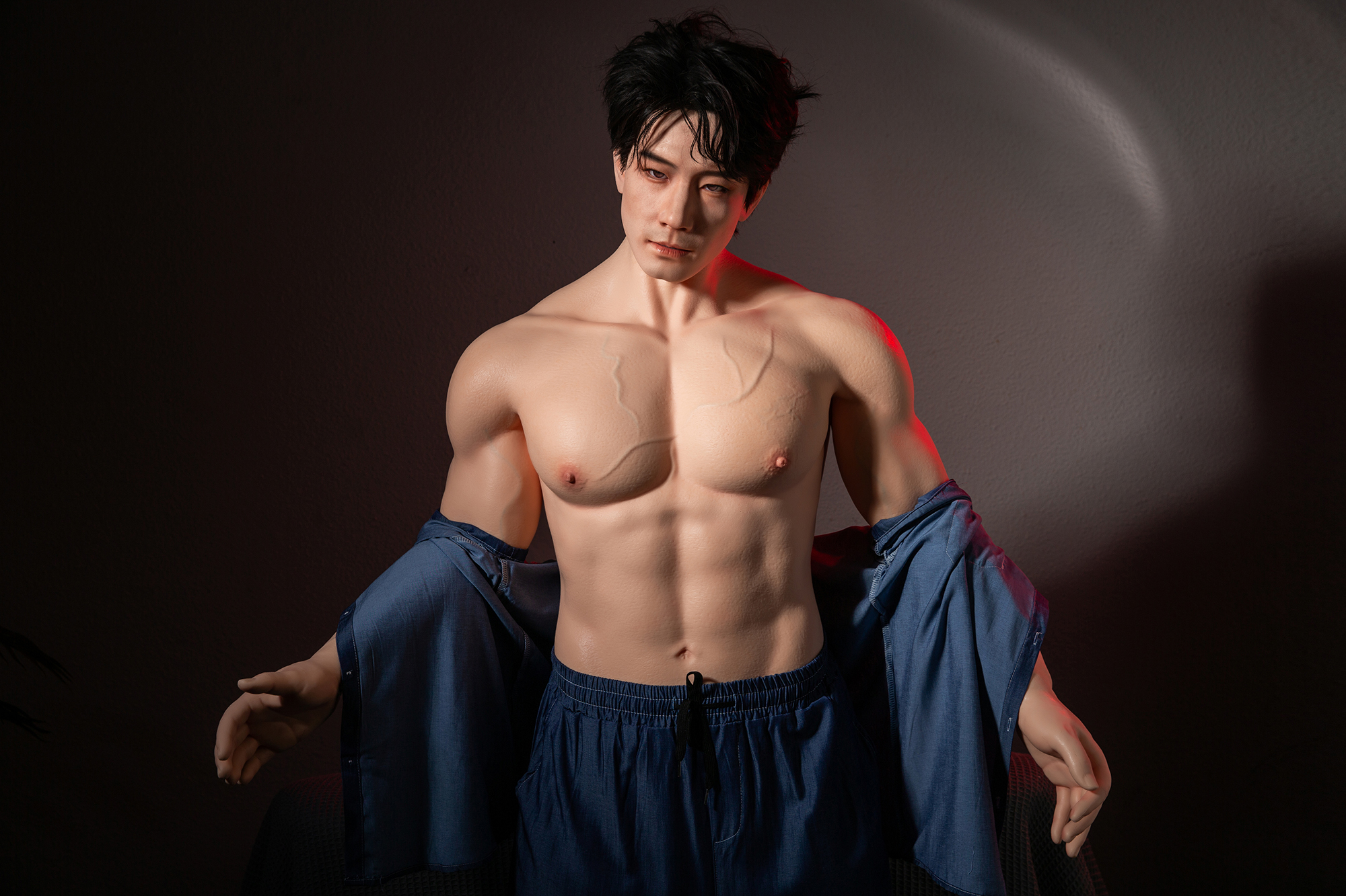 5ft7/175cm Silicone Asian Male Sex Doll - Qiao Yu