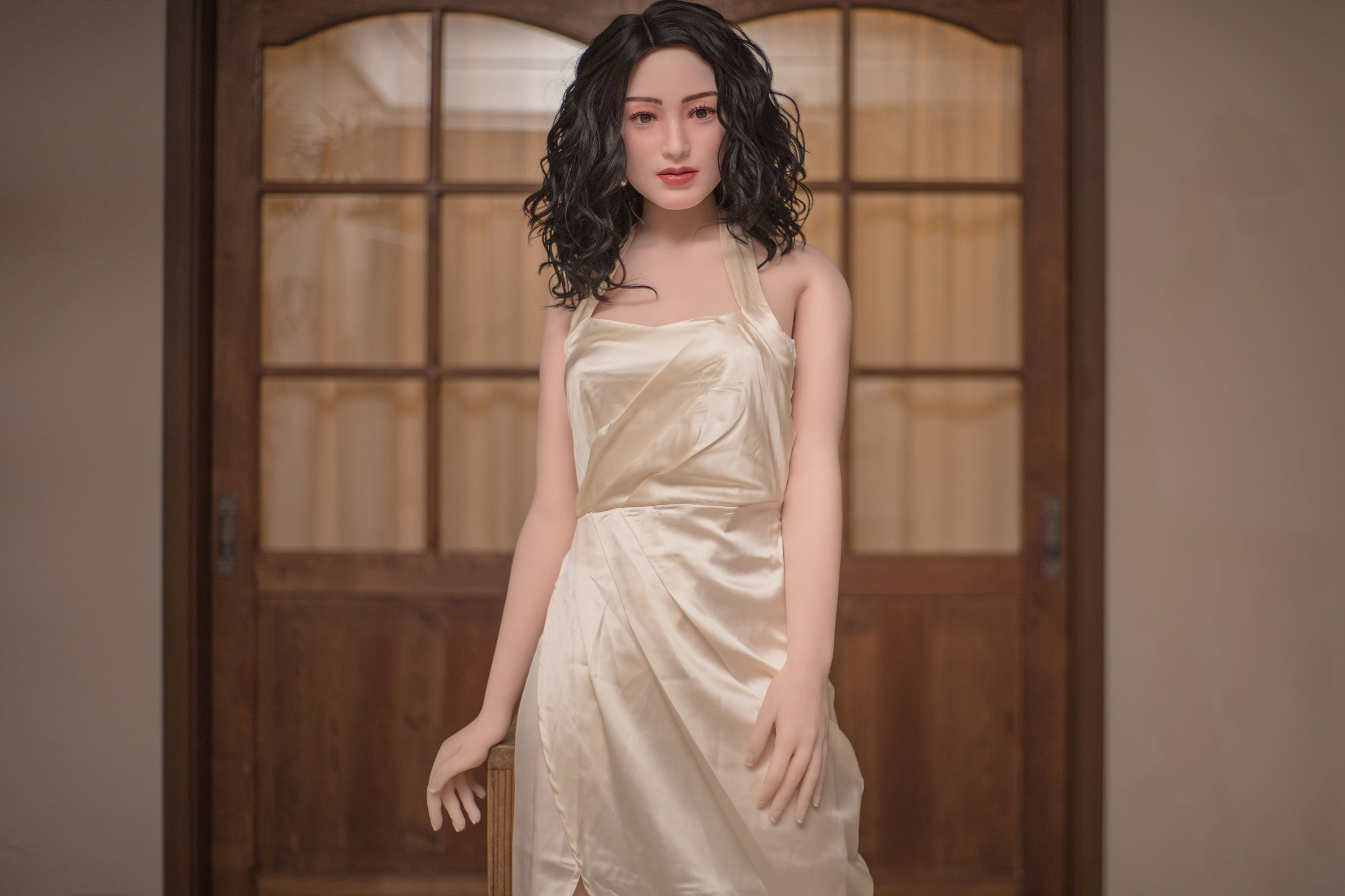 5ft2/157cm C Cup Silicone Head Asian Sex Doll - Sharla