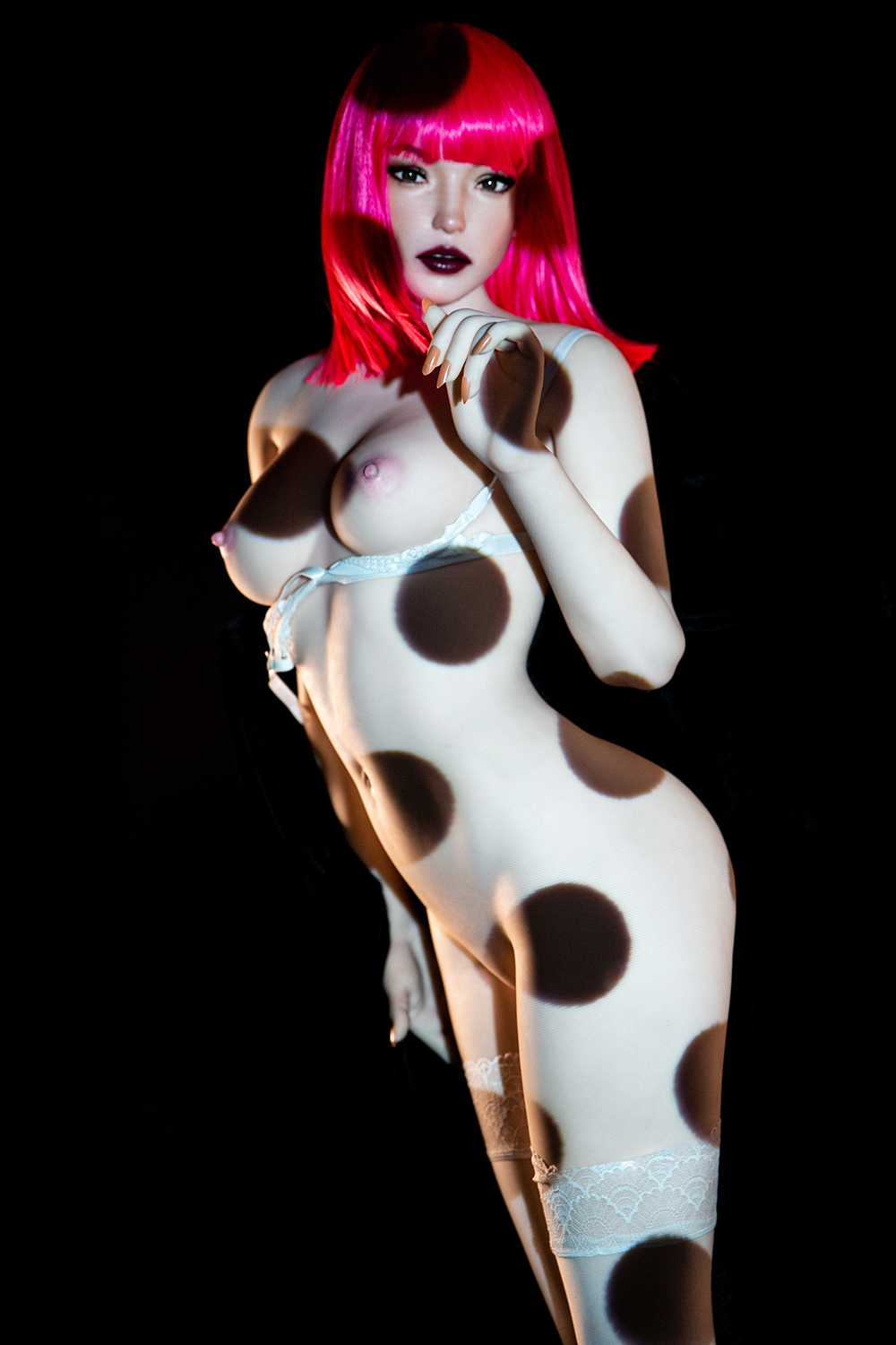 5ft2/157cm C Cup Silicone Head&TPE Body Sex Doll - Polly