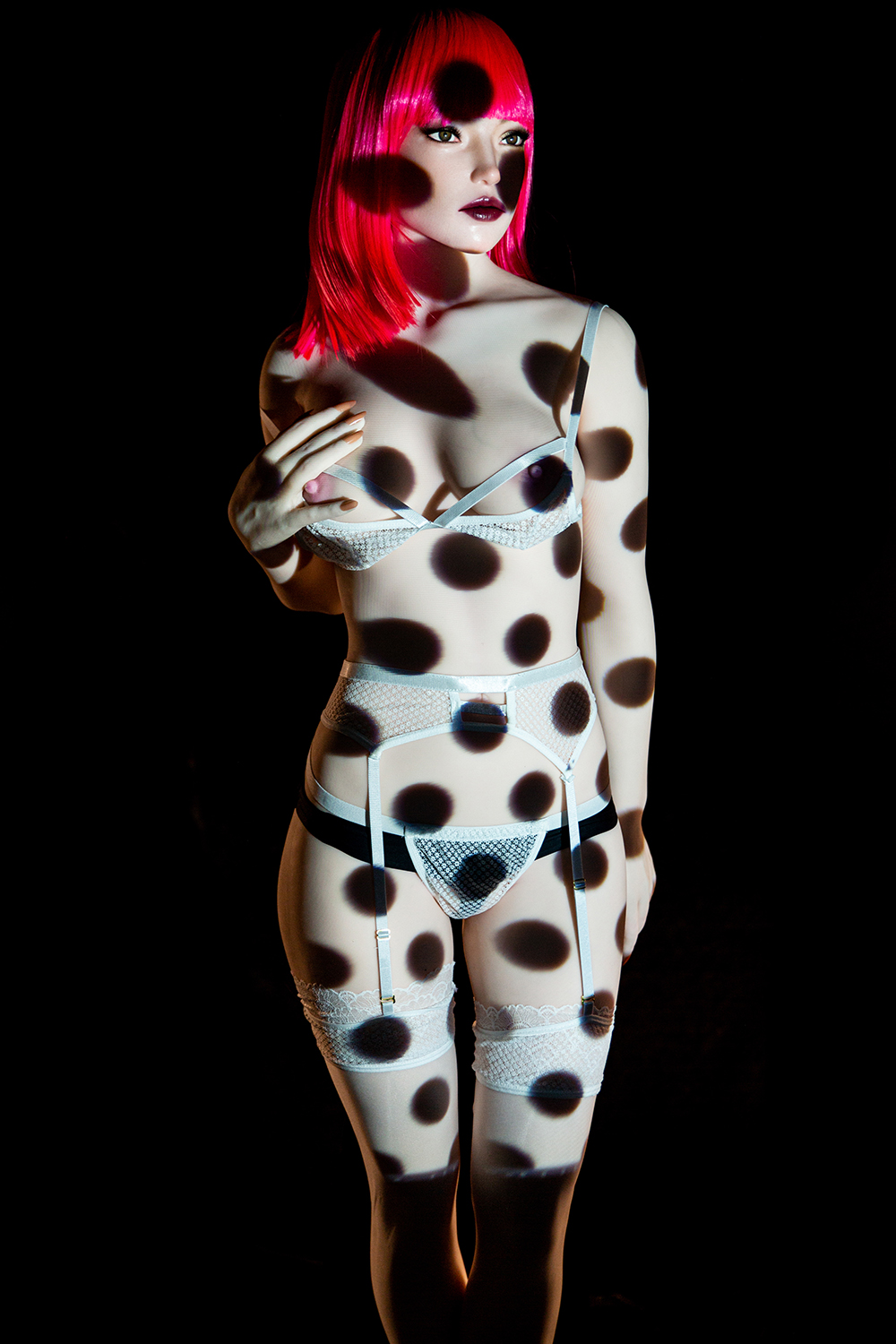 5ft2/157cm C Cup Silicone Head&TPE Body Sex Doll - Polly