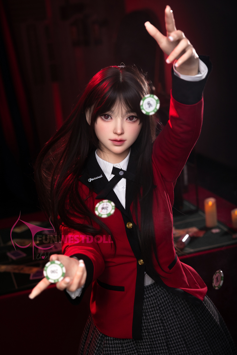 (US Stock) 5ft2/159cm A Cup Silicone Anime Sex Doll (Realistic Skin Texture) - Alice