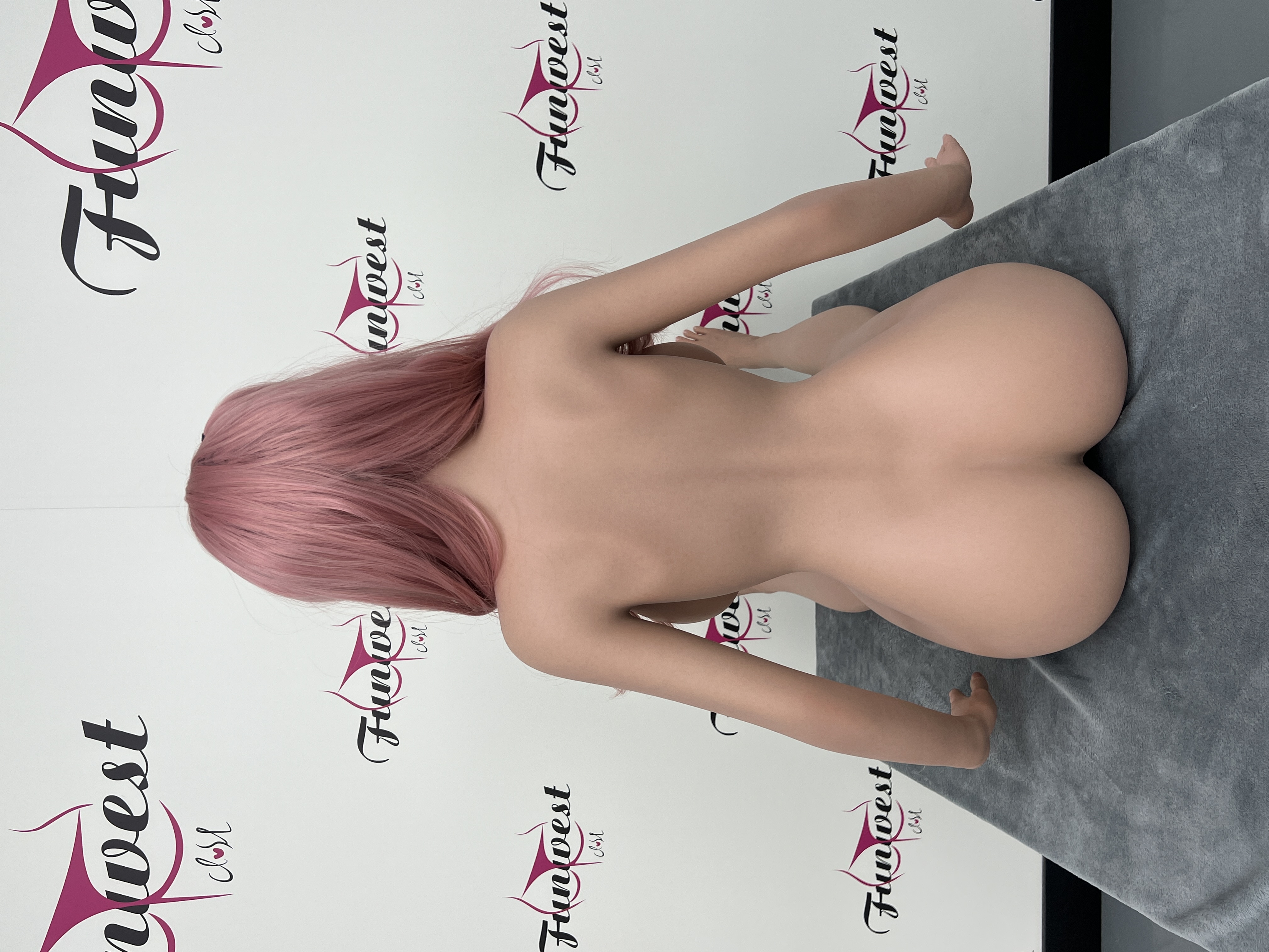 (EU Stock) 5ft2/157cm G Cup Silicone Nicole Demara Sex Doll - Natural Lily