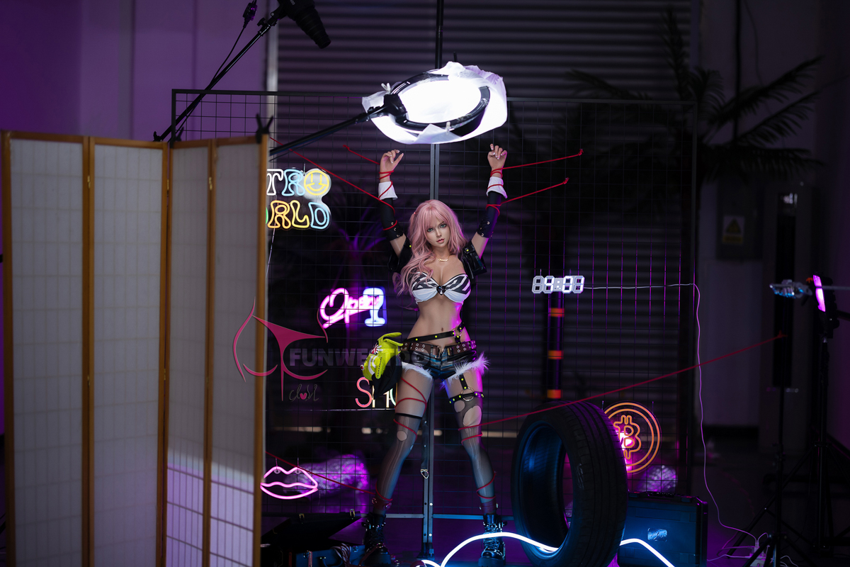 5ft2/157cm G Cup Silicone Nicole Demara Sex Doll - Natural Lily