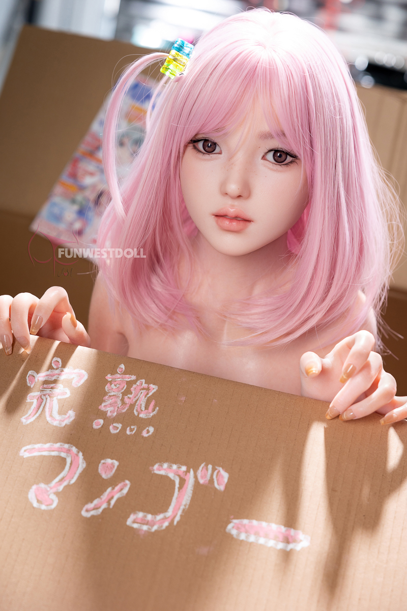 5ft/152cm D Cup Silicone Pink Hair Sex Doll - Nika