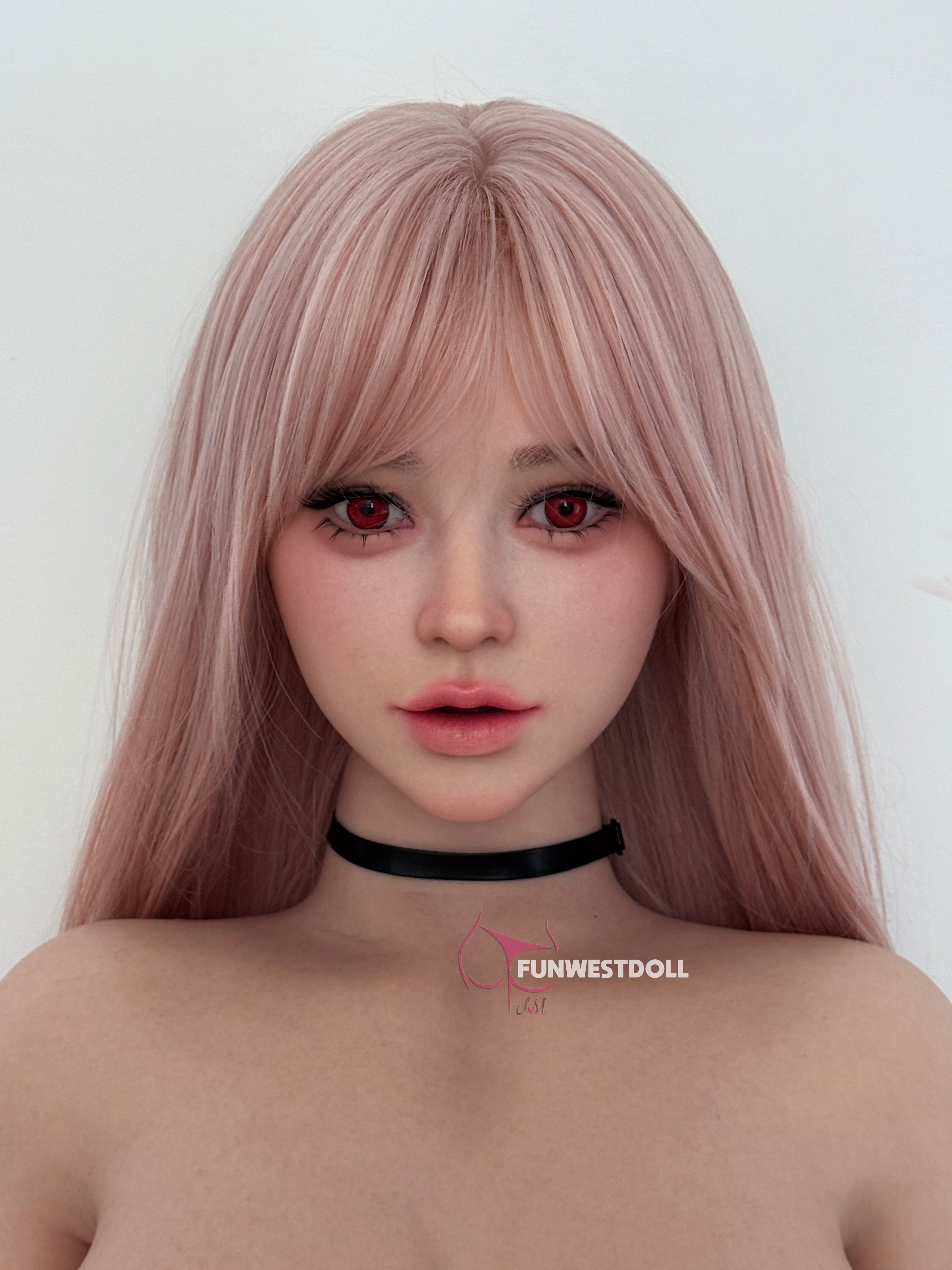 (US Stock) 5ft2/157cm G Cup Silicone Anime Pink Hair NIKKE Sex Doll - Lucy