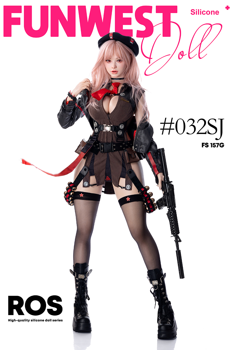 (US Stock) 5ft2/157cm G Cup Silicone Anime Pink Hair NIKKE Sex Doll - Lucy