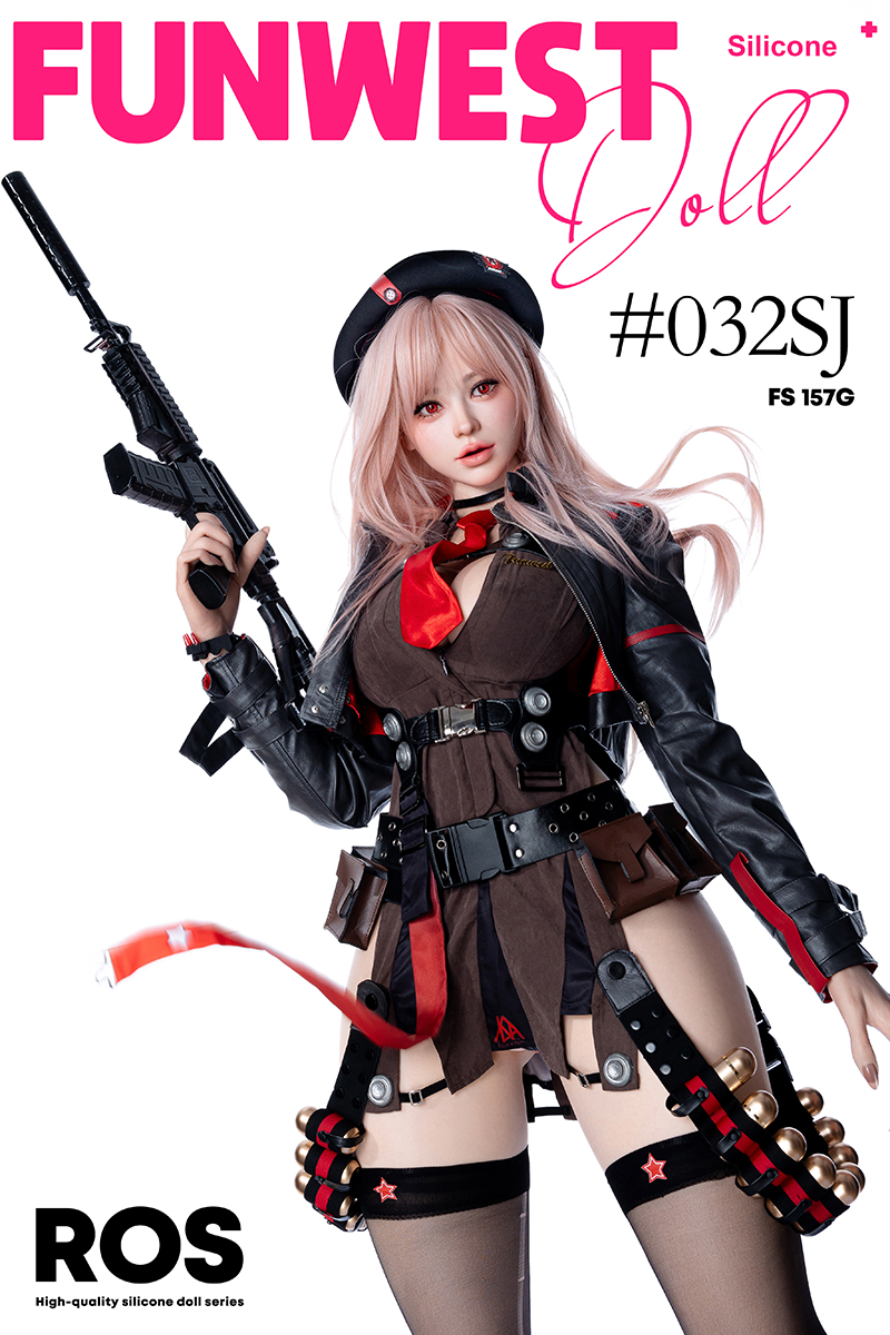 (US Stock) 5ft2/157cm G Cup Silicone Anime Pink Hair NIKKE Sex Doll - Lucy