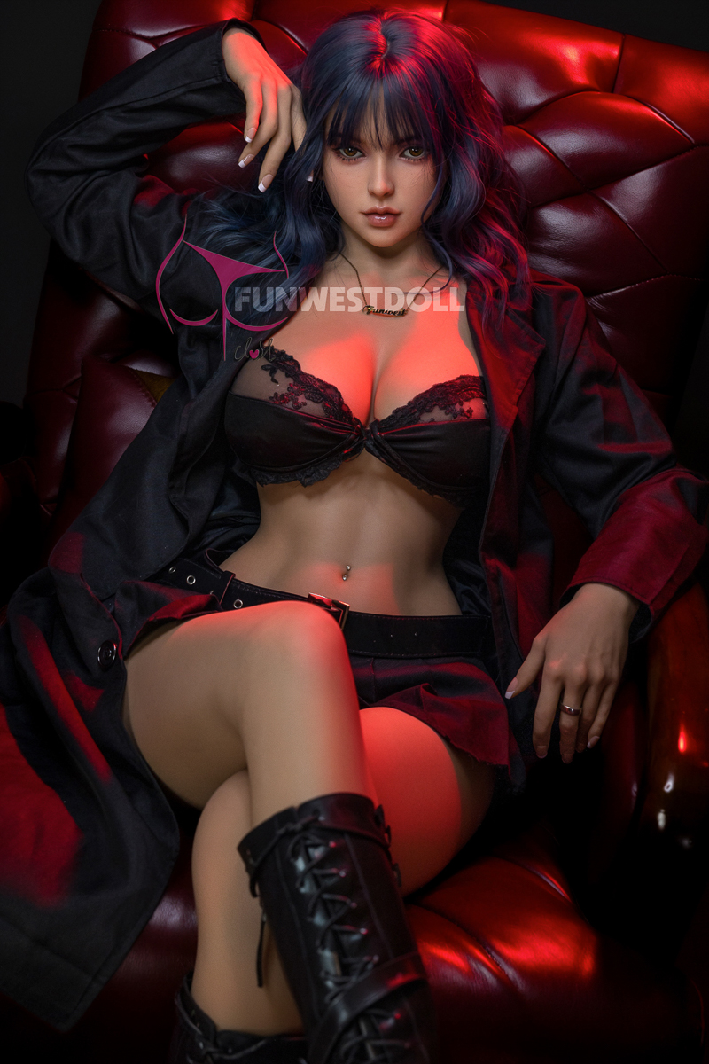 5ft2/157cm G Cup TPE Blue Hair Sex Doll - Lily