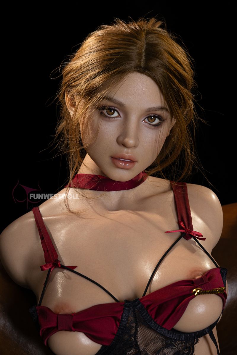 3ft7 Lyra - 52.9LB D Cup ROS Head Silicone Sex Doll Torso 