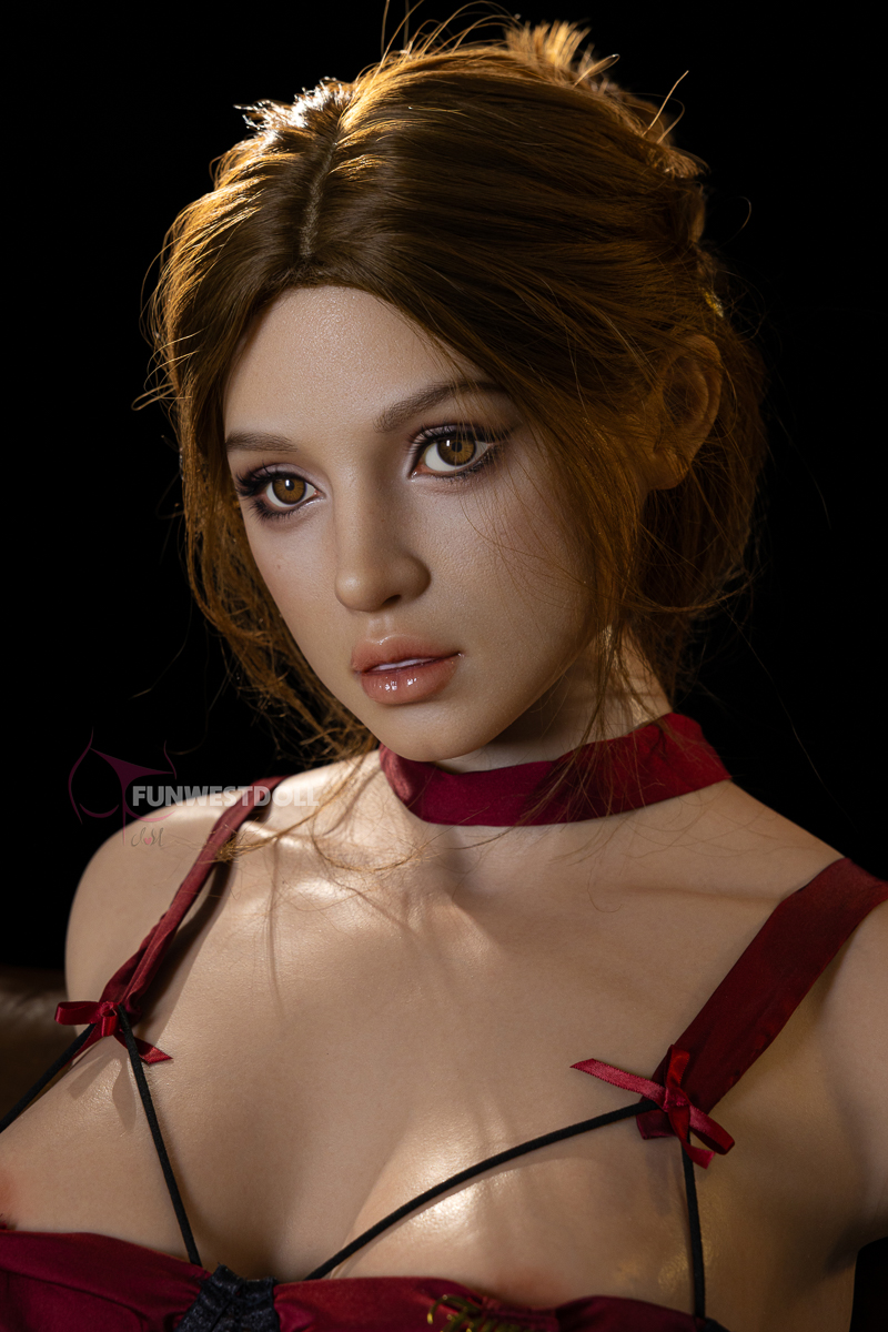 3ft7 Lyra - 52.9LB D Cup ROS Head Silicone Sex Doll Torso 