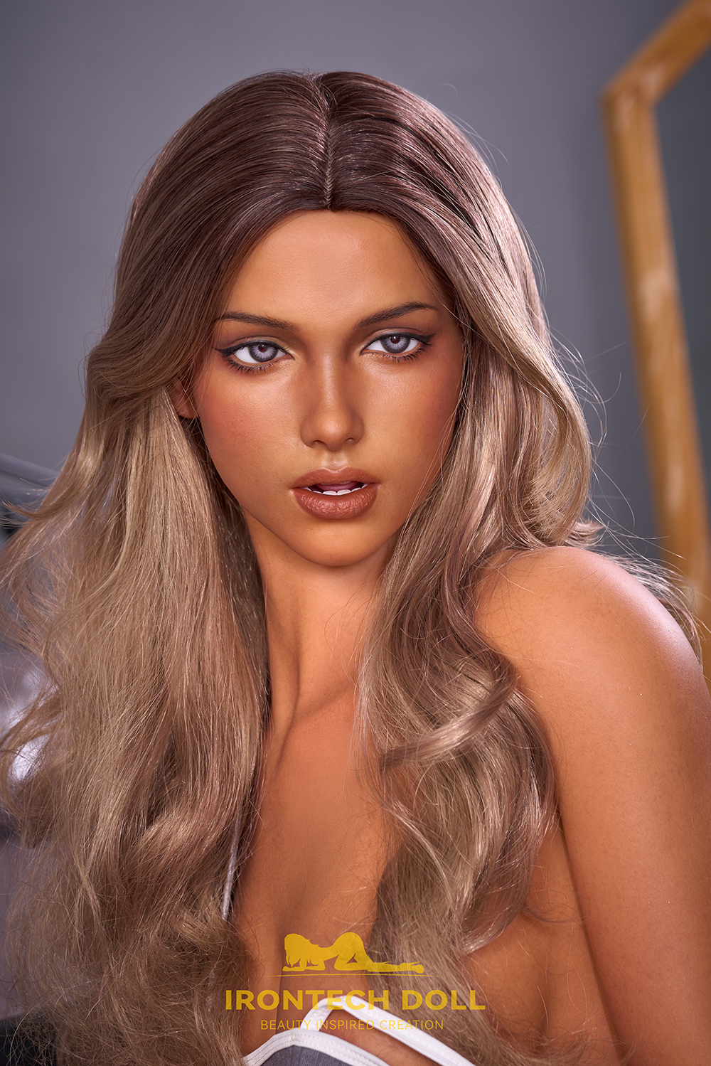 5ft44/166cm D Cup Silicone Dark Tanned Sex Doll ROS MAX S44 – Molly