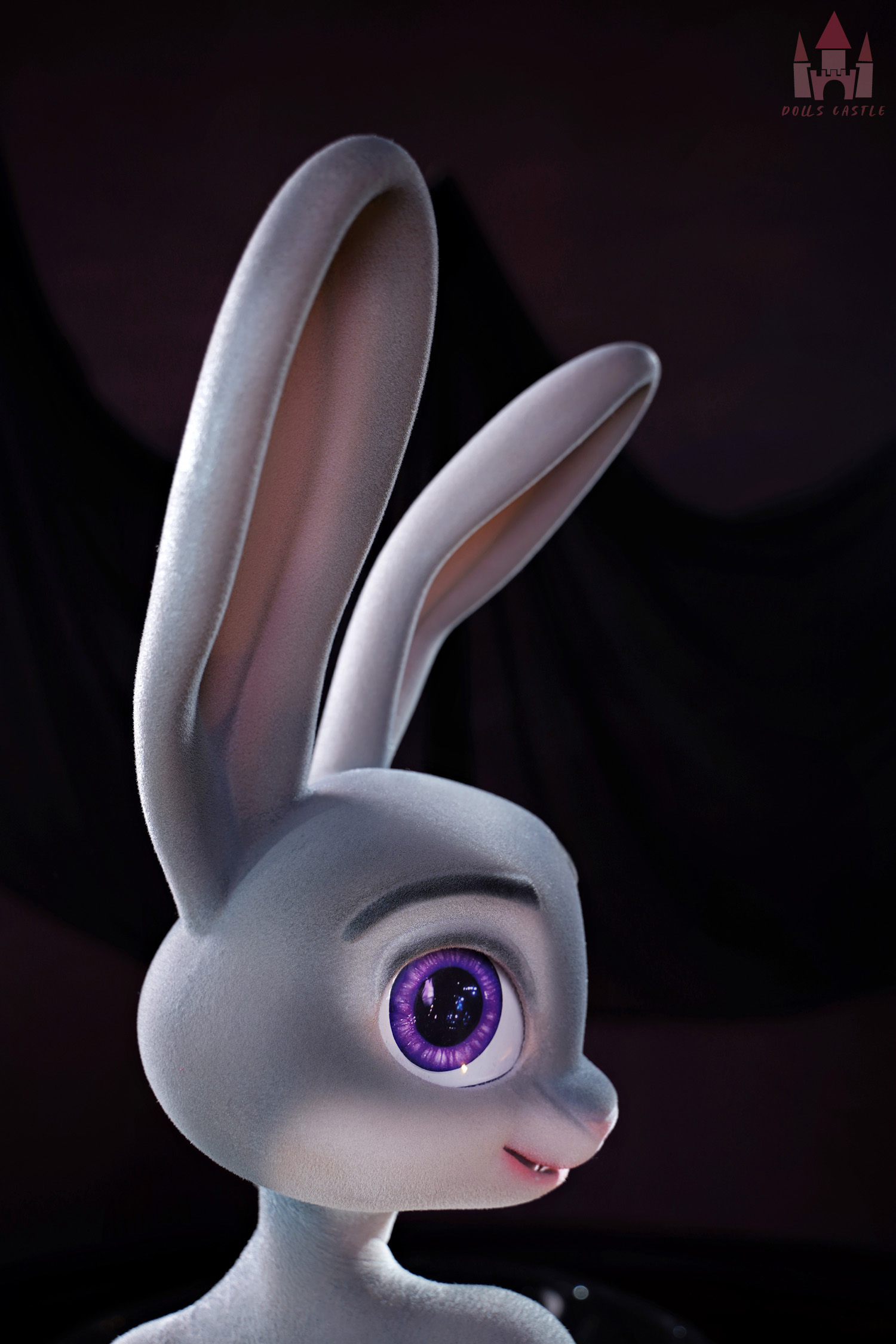 Silicone C Cup Seamless Neck ROS Flocking Bunny Sex Doll- Rabbitie