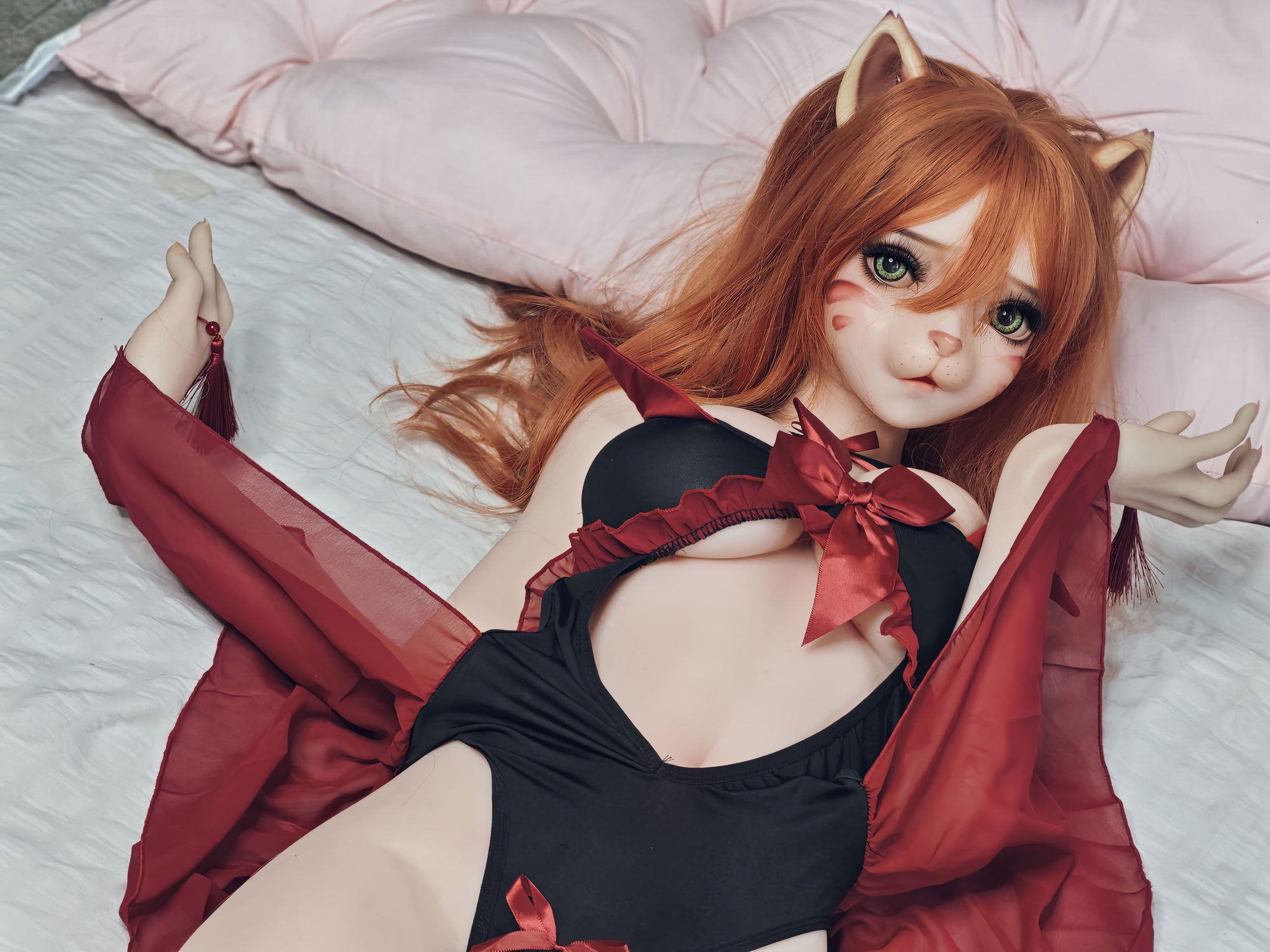 4ft9/150cm Silicone Cat Furry Sex Doll – Morikawa Yuki