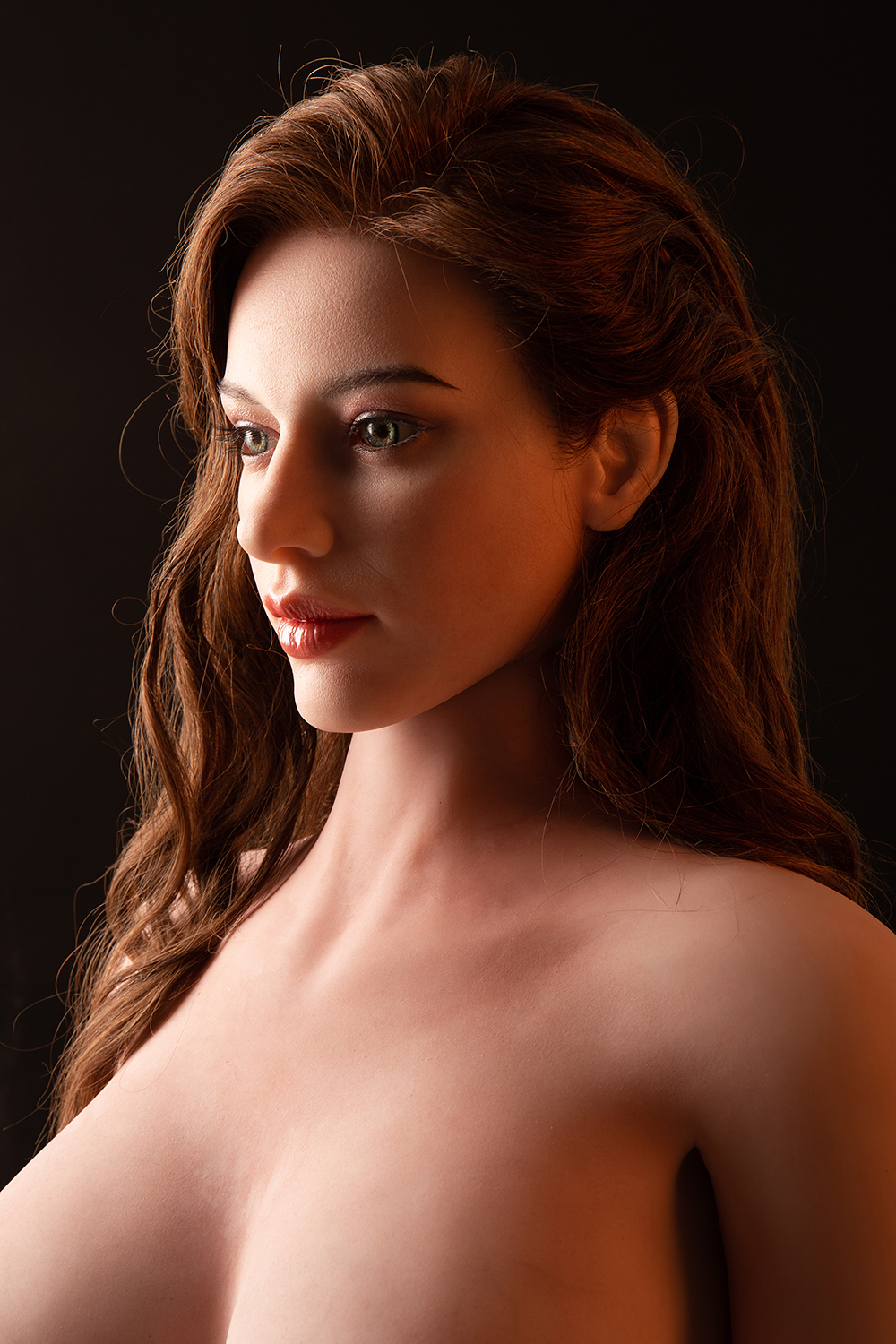 (US Stock) 5ft1/156cm E Cup Silicone Head MILF Sex Doll - Amy