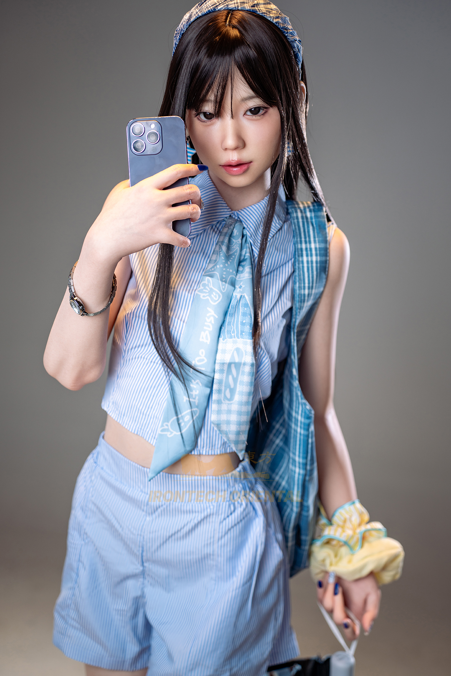 5ft3/161cm Minus A Cup Silicone Japanese Sex Doll ROS Max A6 - Kurumi
