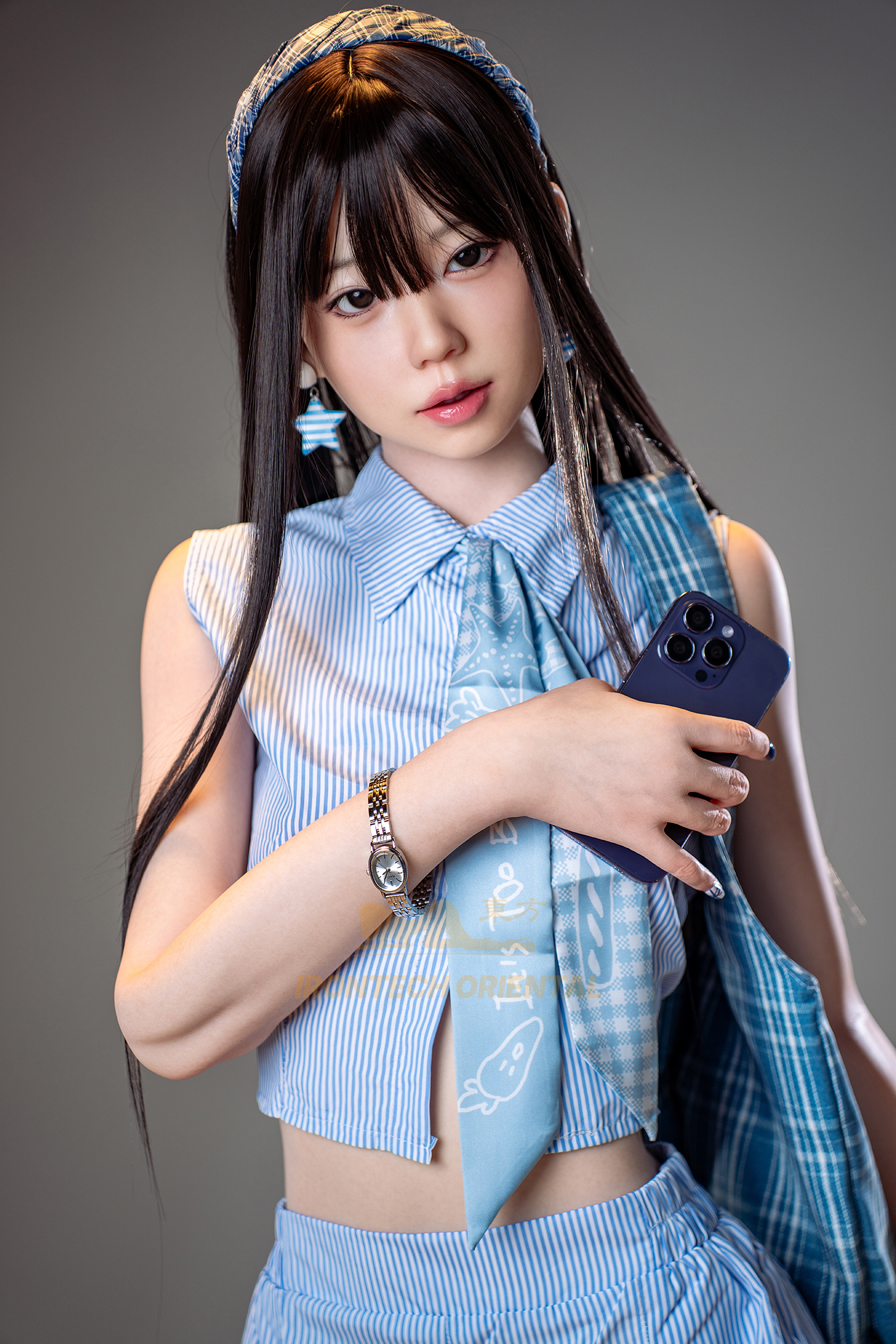 5ft3/161cm Minus A Cup Silicone Japanese Sex Doll ROS Max A6 - Kurumi