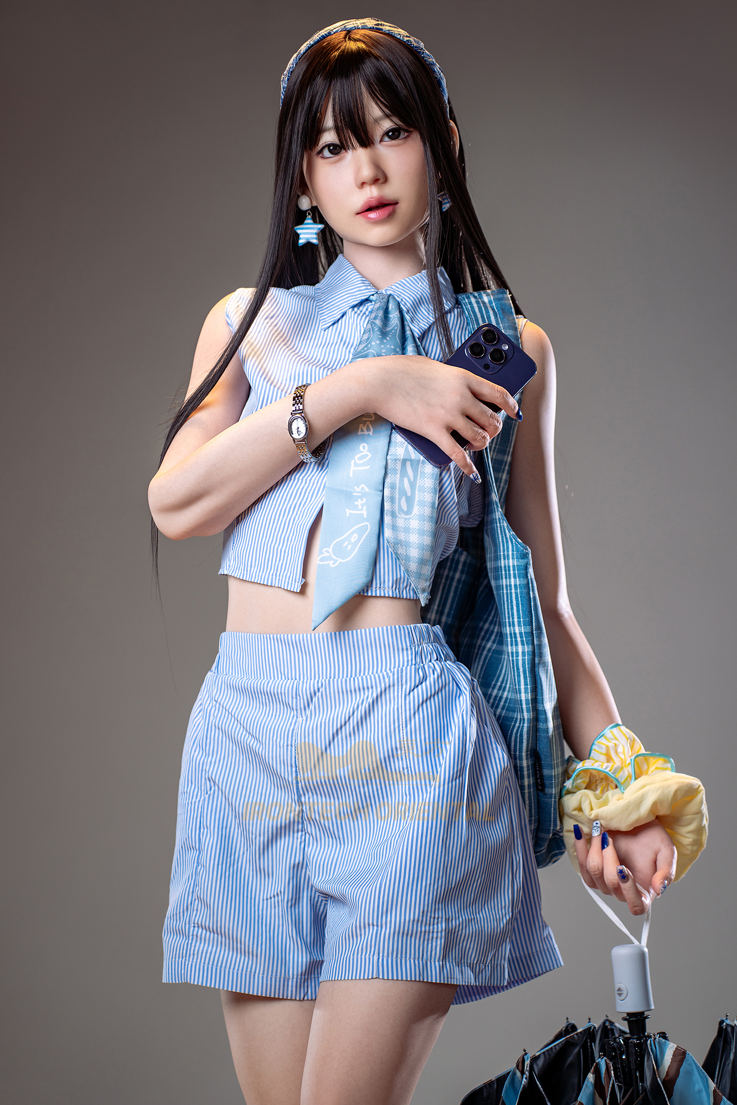 5ft3/161cm Minus A Cup Silicone Japanese Sex Doll ROS Max A6 - Kurumi