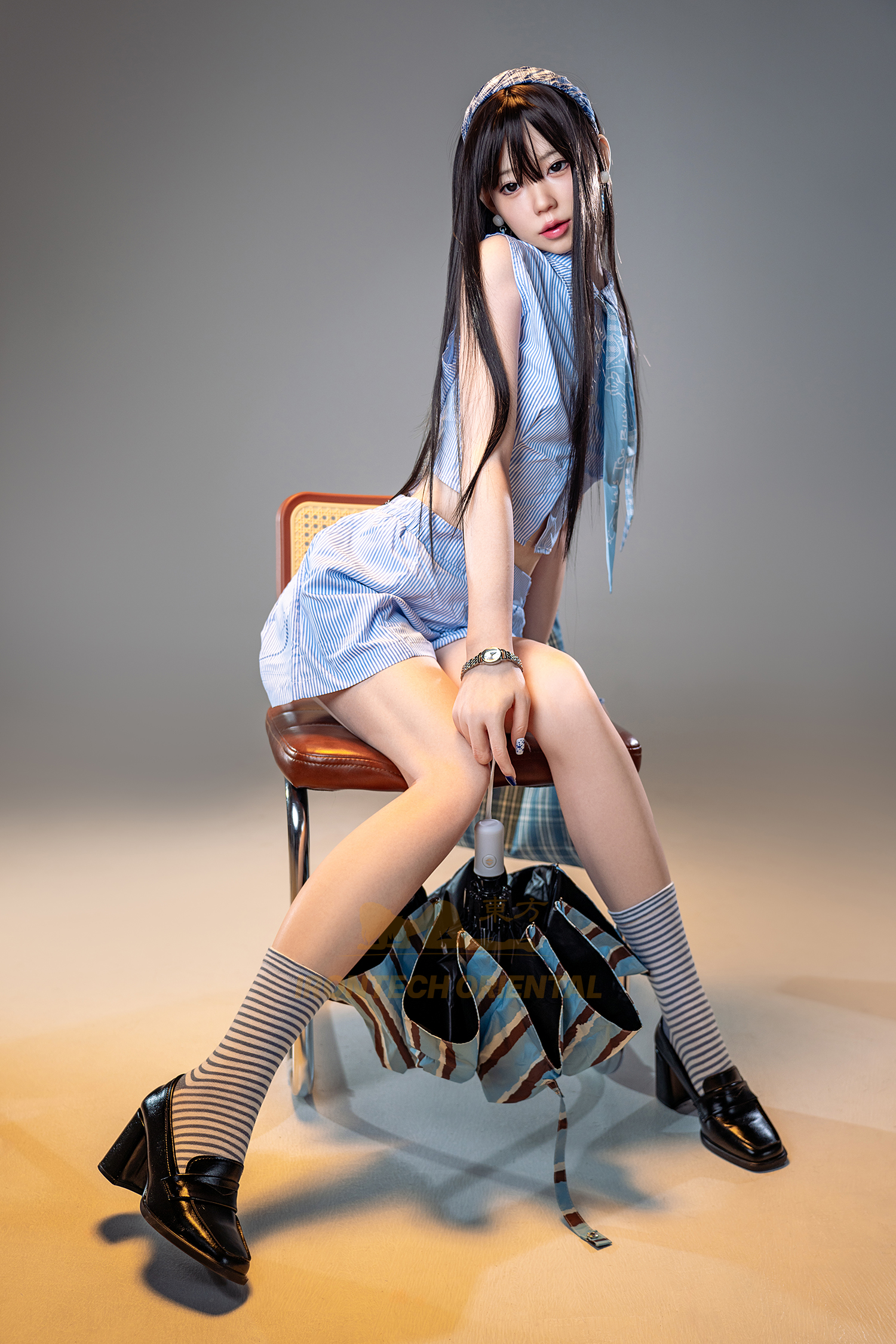 5ft3/161cm Minus A Cup Silicone Japanese Sex Doll ROS Max A6 - Kurumi