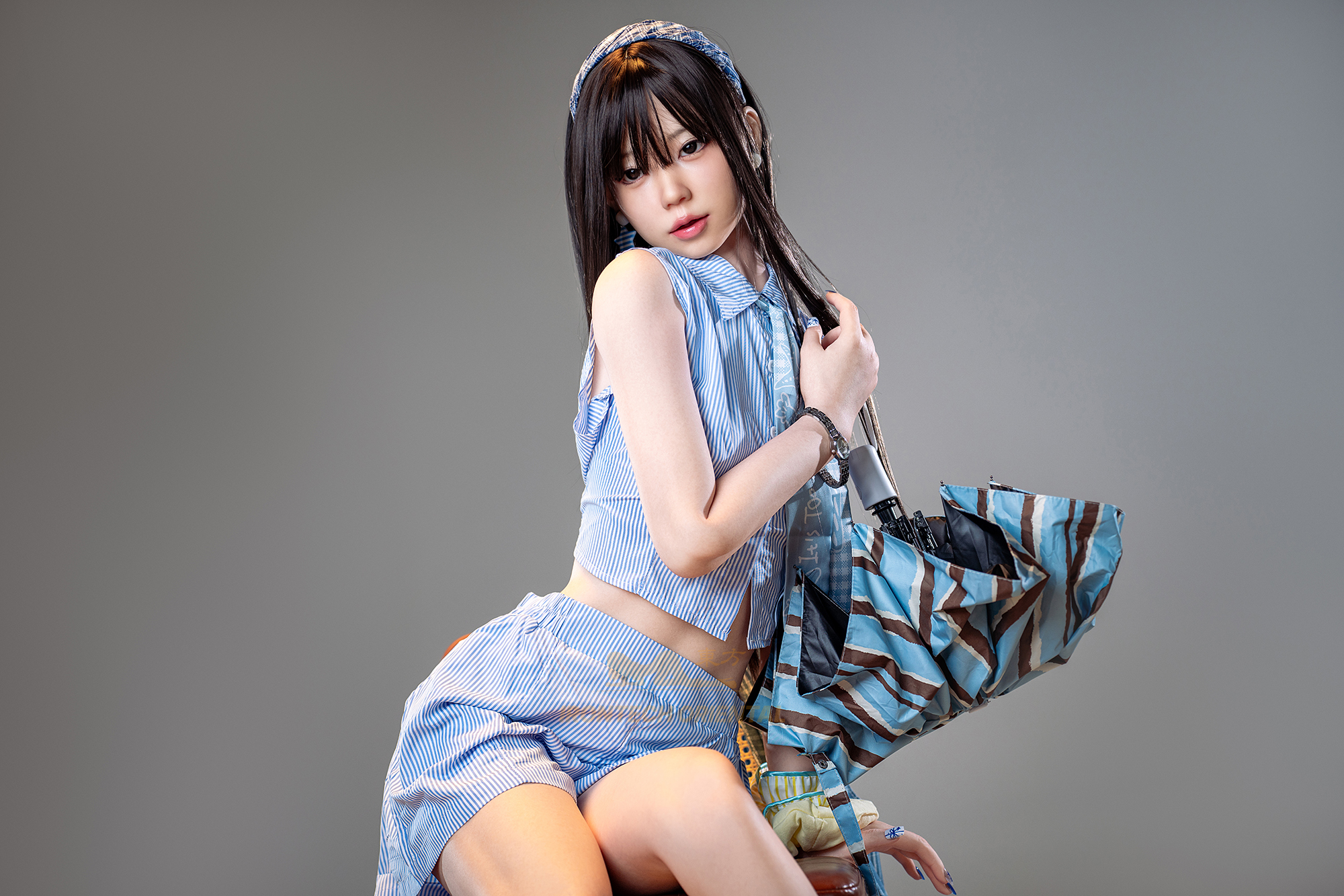 5ft3/161cm Minus A Cup Silicone Japanese Sex Doll ROS Max A6 - Kurumi