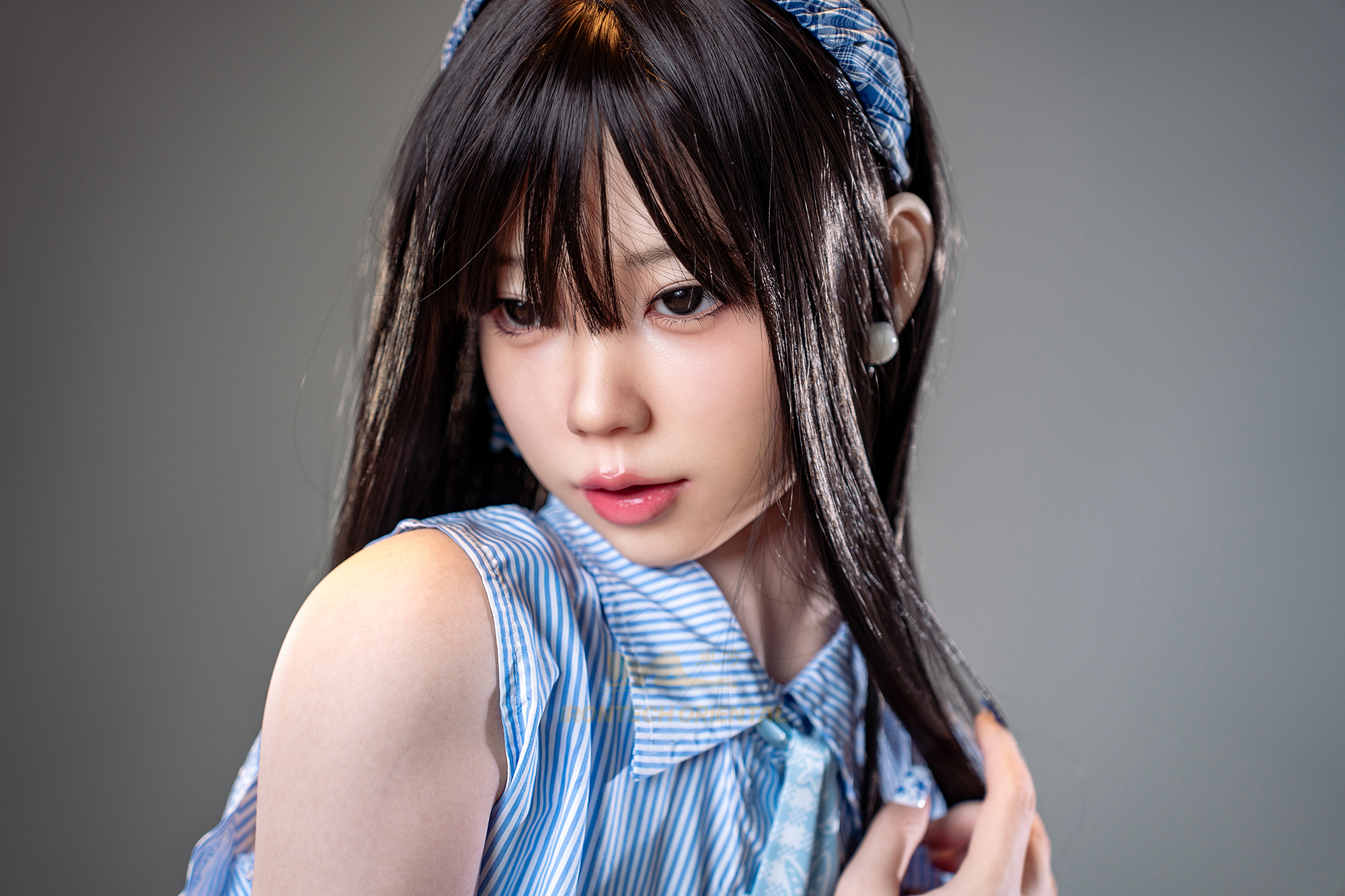 5ft3/161cm Minus A Cup Silicone Japanese Sex Doll ROS Max A6 - Kurumi