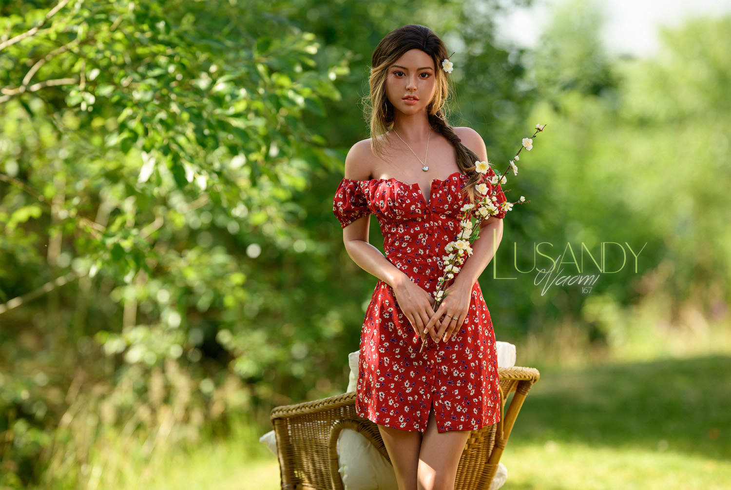 5ft5/167cm B Cup Silicone Small Breast Asian Sex Doll - Naomi