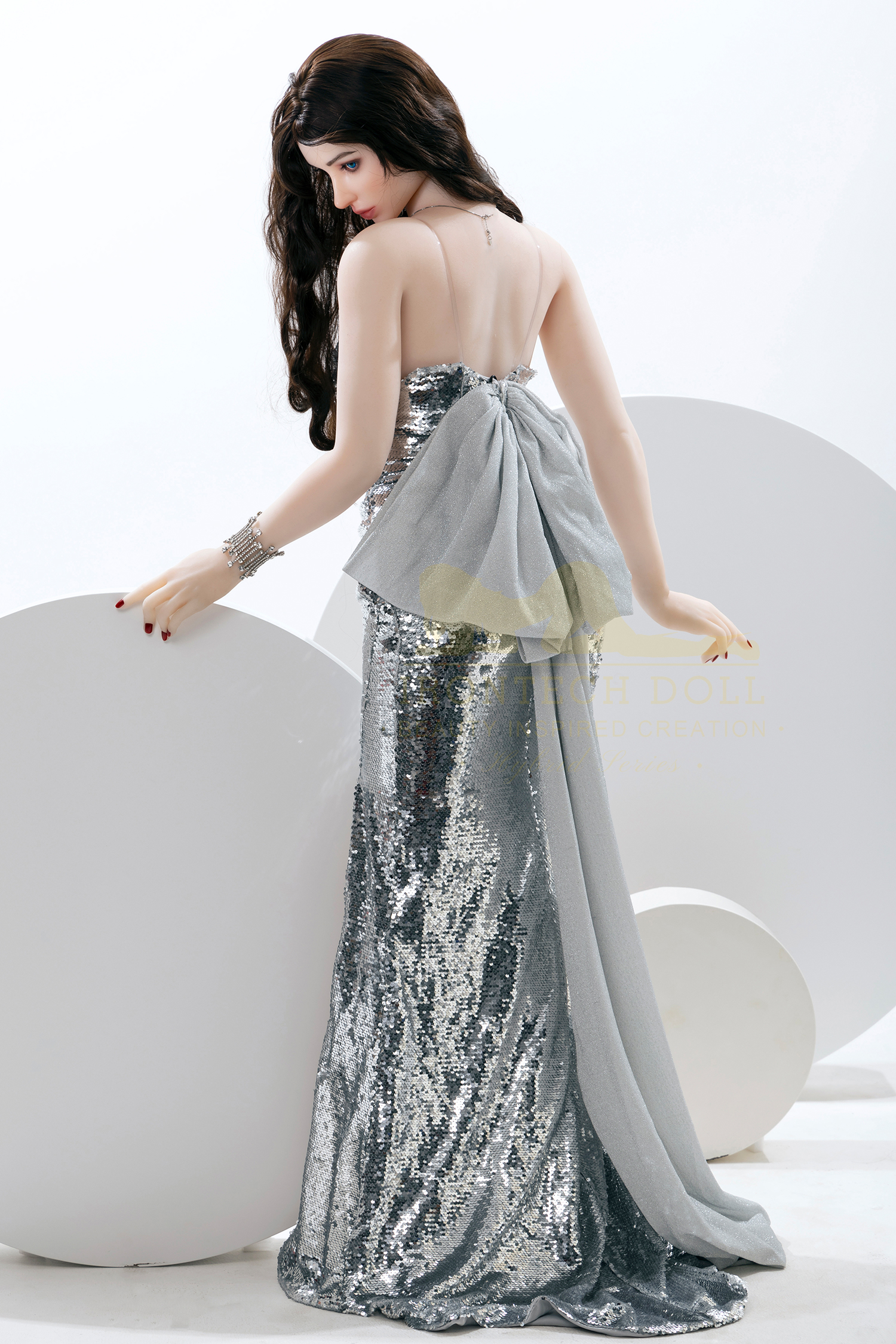 5ft3/162cm A Cup Silicone Head Lady Sex Doll S47 - Melanie