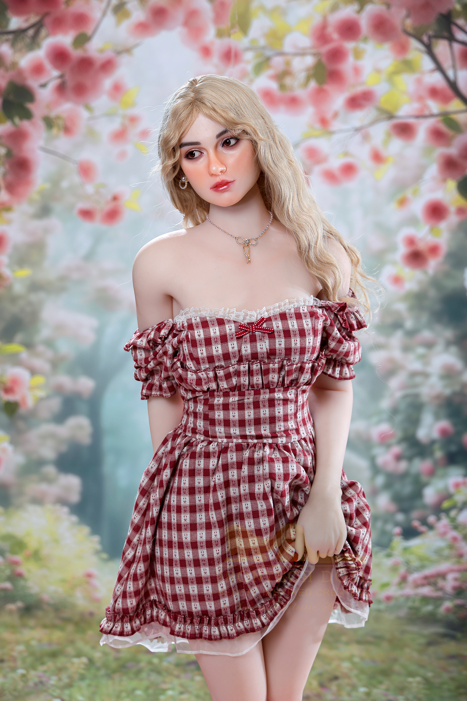 5ft3/162cm A Cup Silicone Head French Sex Dolls S45 - Tina