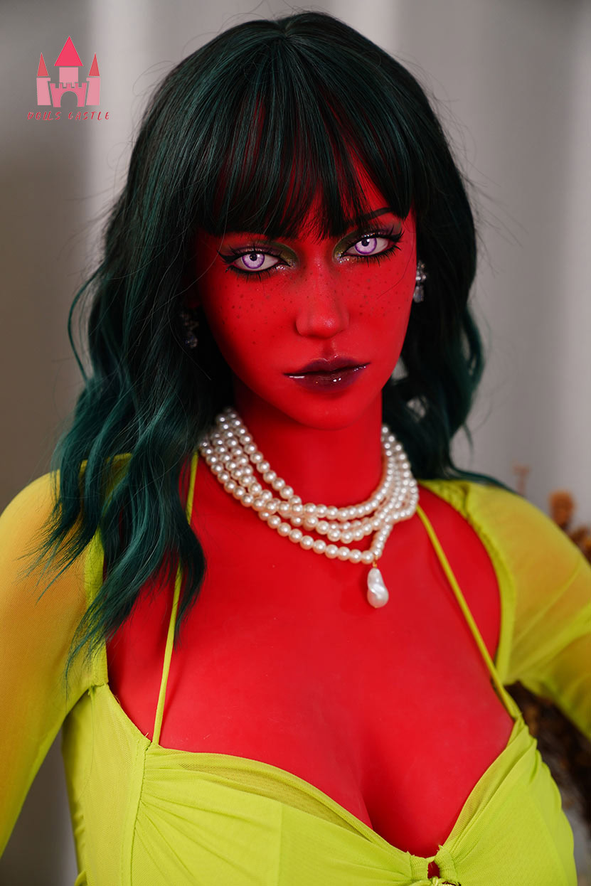 5ft2/160cm F Cup TPE Red Skin Sex Doll - Lydia