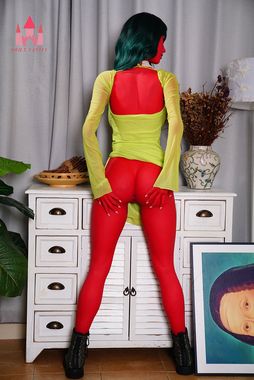 5ft2/160cm F Cup TPE Red Skin Sex Doll - Lydia