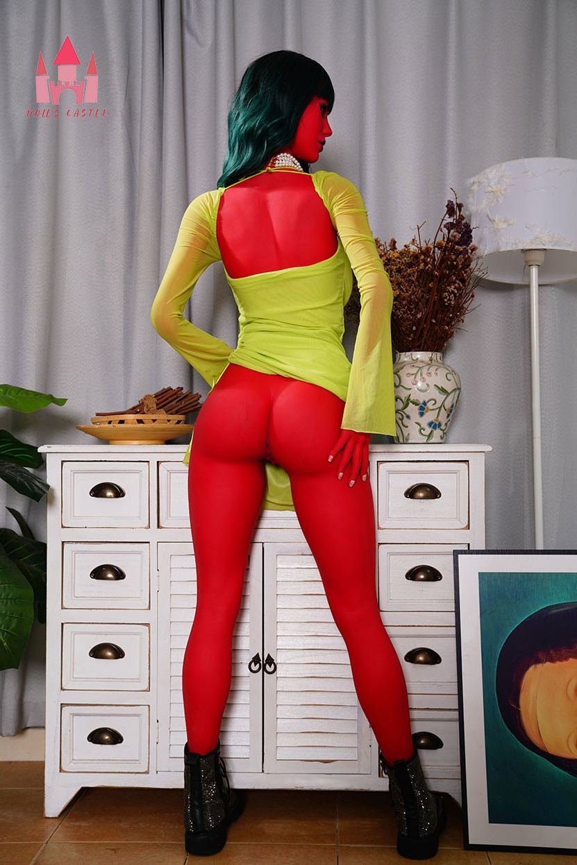 5ft2/160cm F Cup TPE Red Skin Sex Doll - Lydia