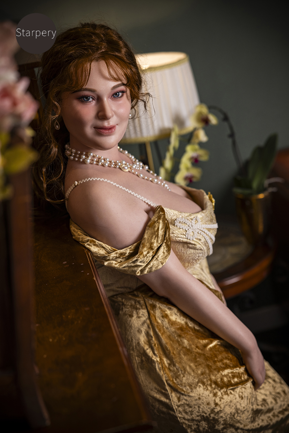 5ft3/161cm H Cup BBW Queen Sex Doll - Ivory