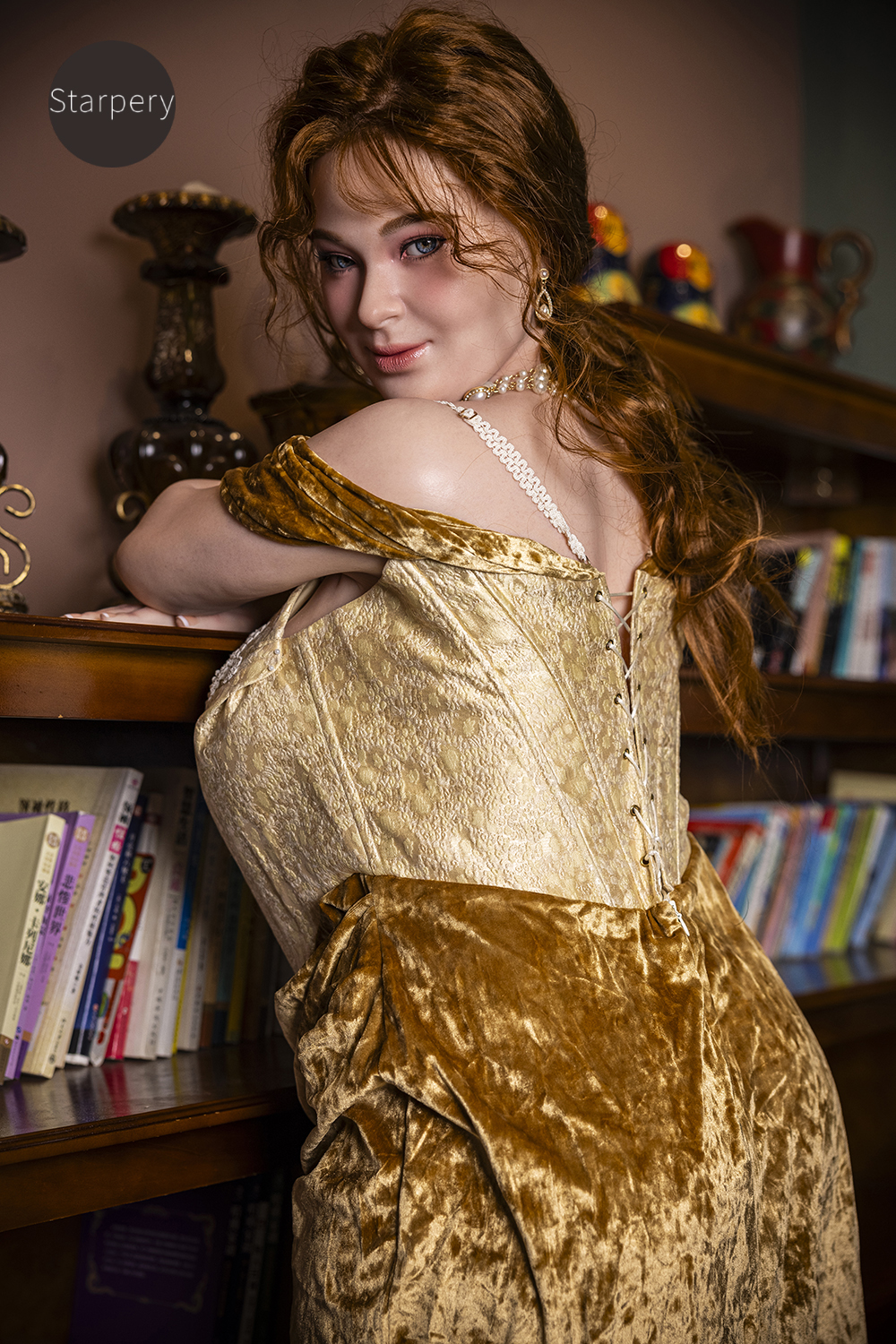 5ft3/161cm H Cup BBW Queen Sex Doll - Ivory