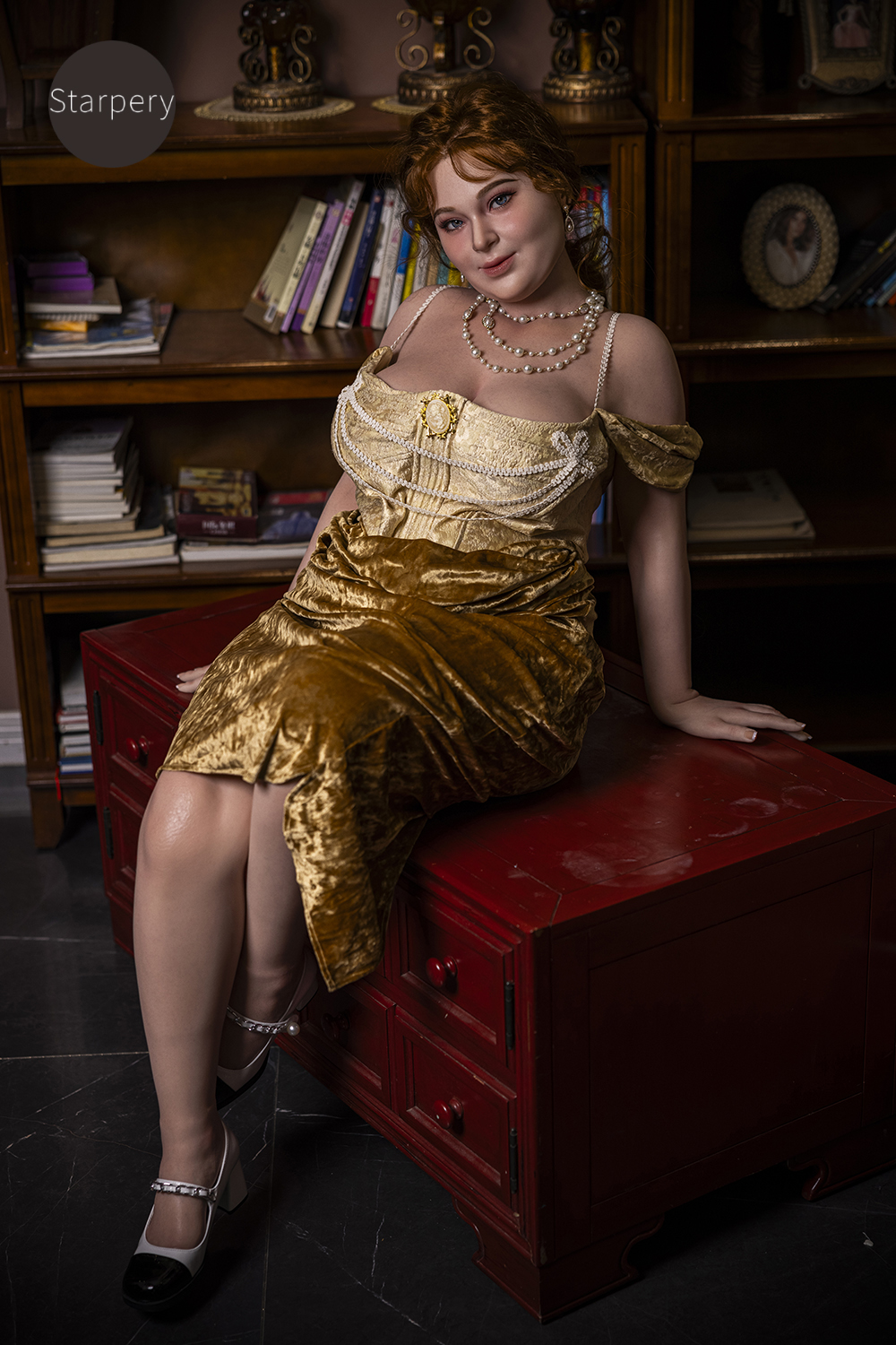 5ft3/161cm H Cup BBW Queen Sex Doll - Ivory