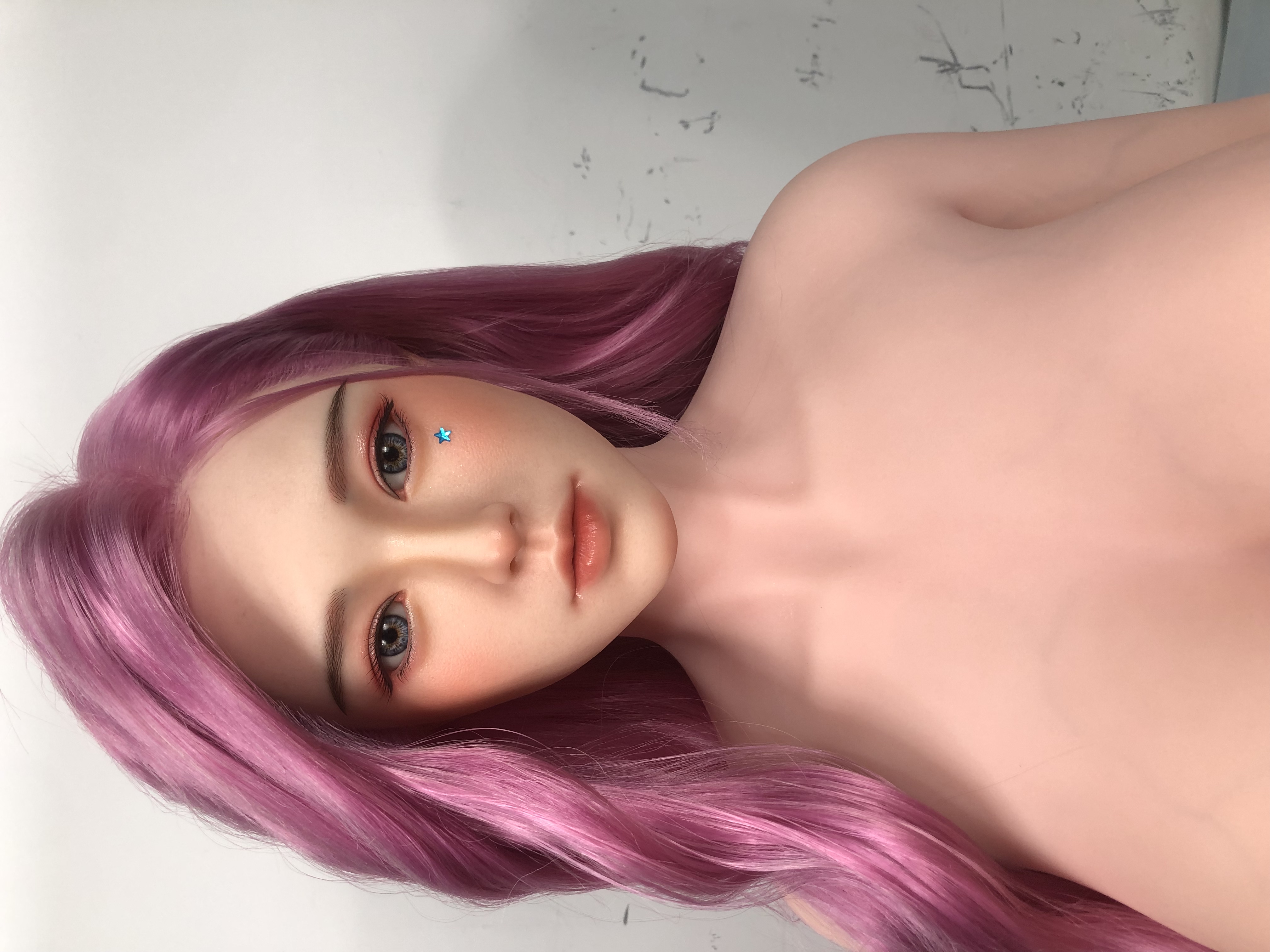 (US Stock) 5ft6/171cm D Cup Silicone Head Cosplay Sex Doll - Saner