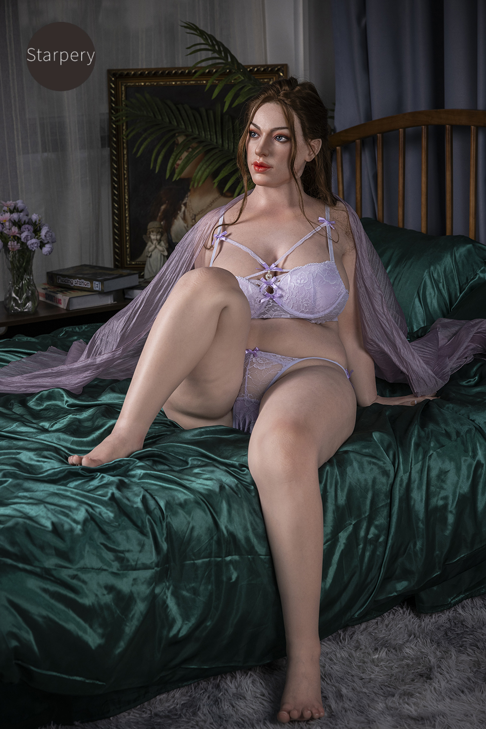 5ft3/161cm H Cup BBW Mature Sex Doll - Amy Large