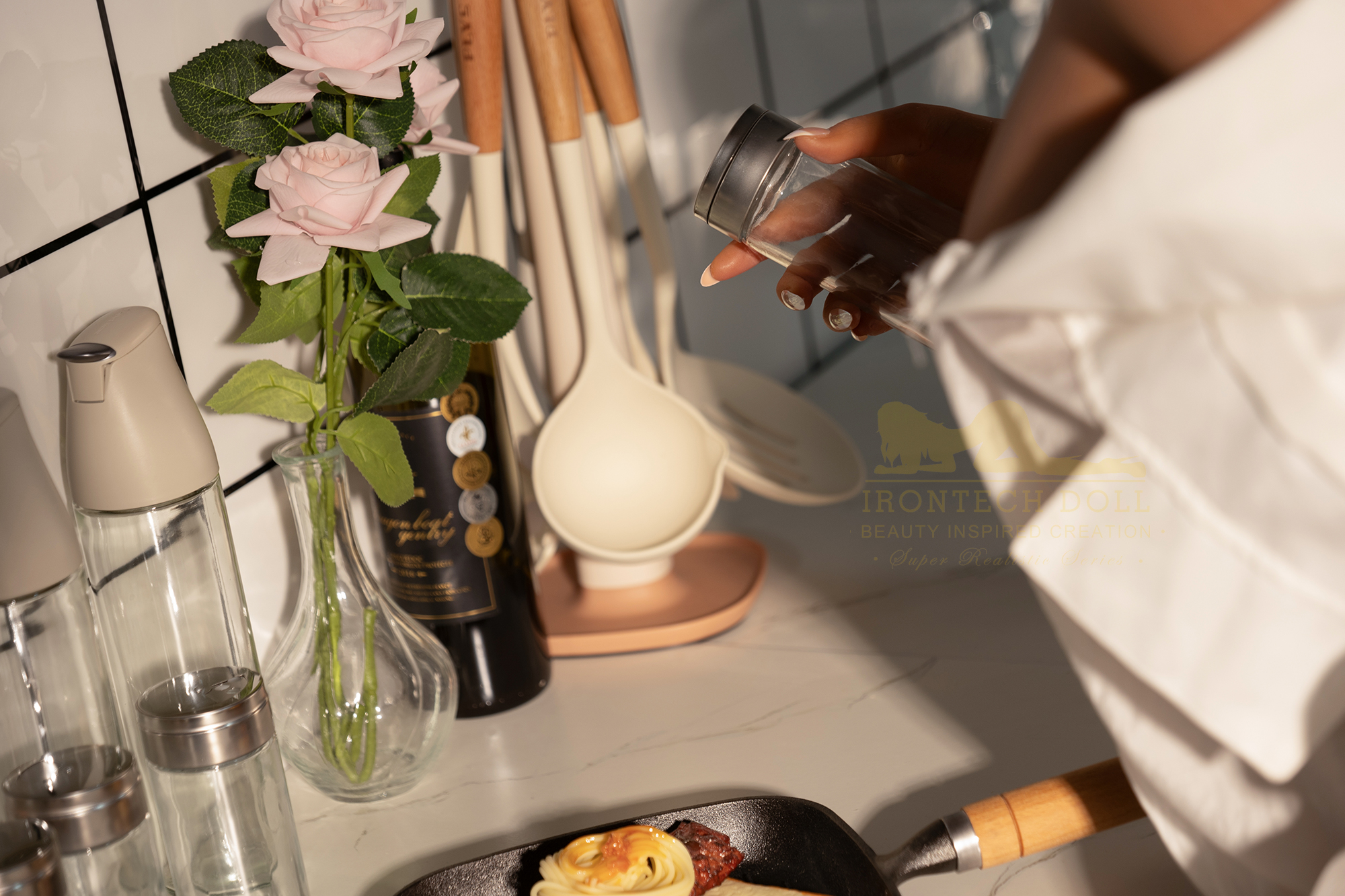 5ft4/164cm F Cup Silicone Dark Tanned Sex Dolls S40 – Eileen