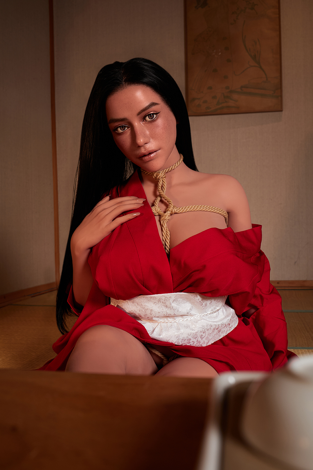 5ft/154cm L Cup Silicone Head Huge Tits Sex Doll - Tasha