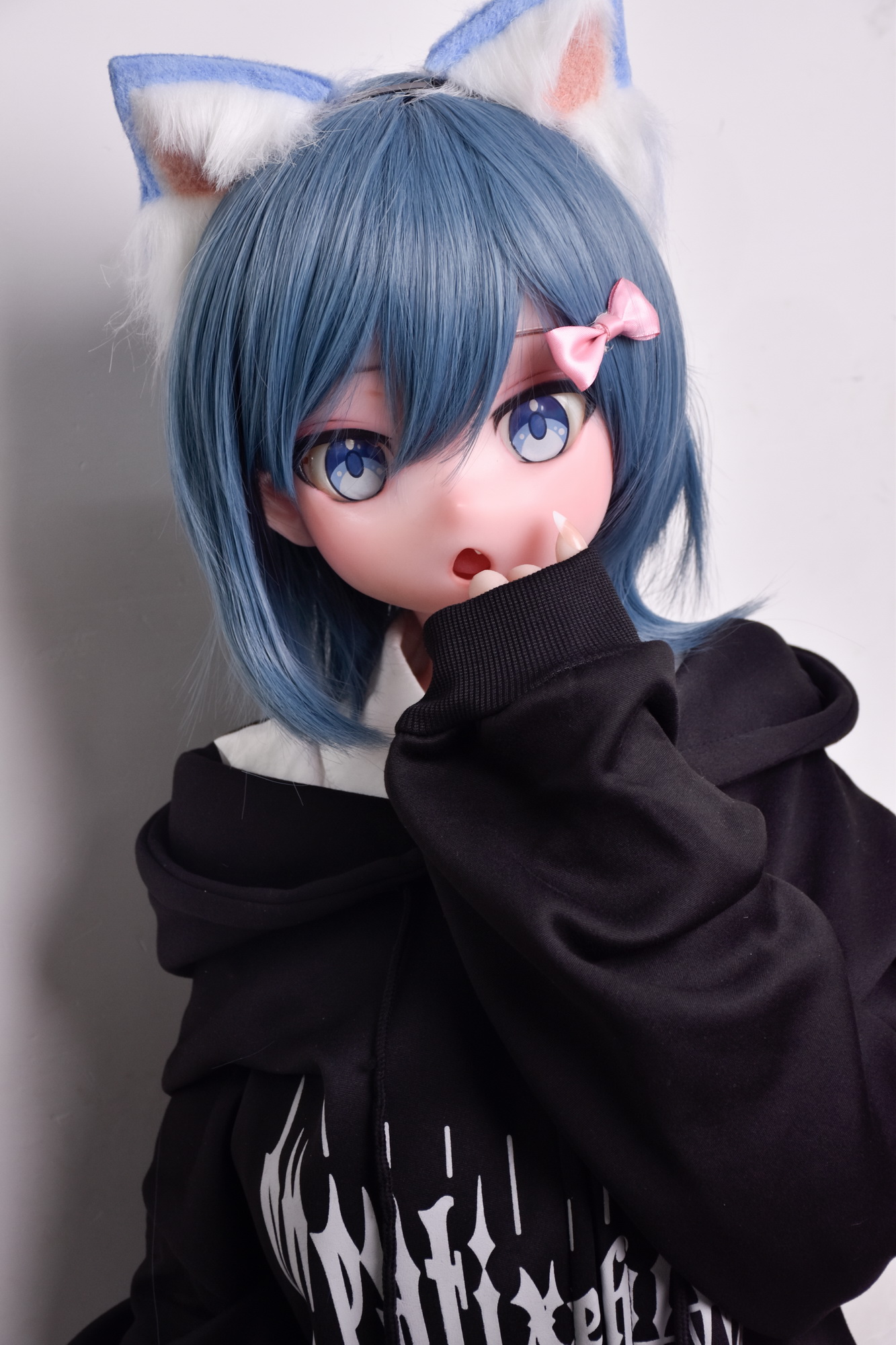 4ft9/150cm Silicone Anime Blue Short Hair Sex Doll – Amano Minami