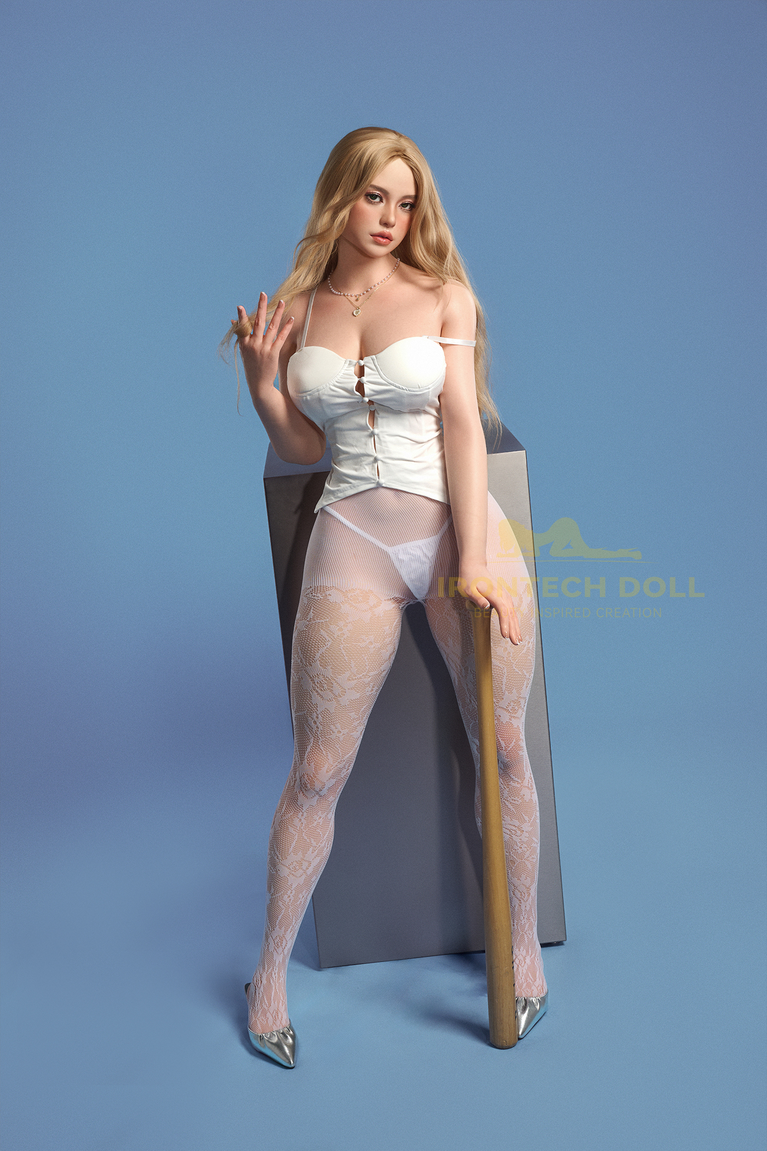 5ft38/164cm F Cup Silicone Mix Race Sex Doll S40 – Eileen