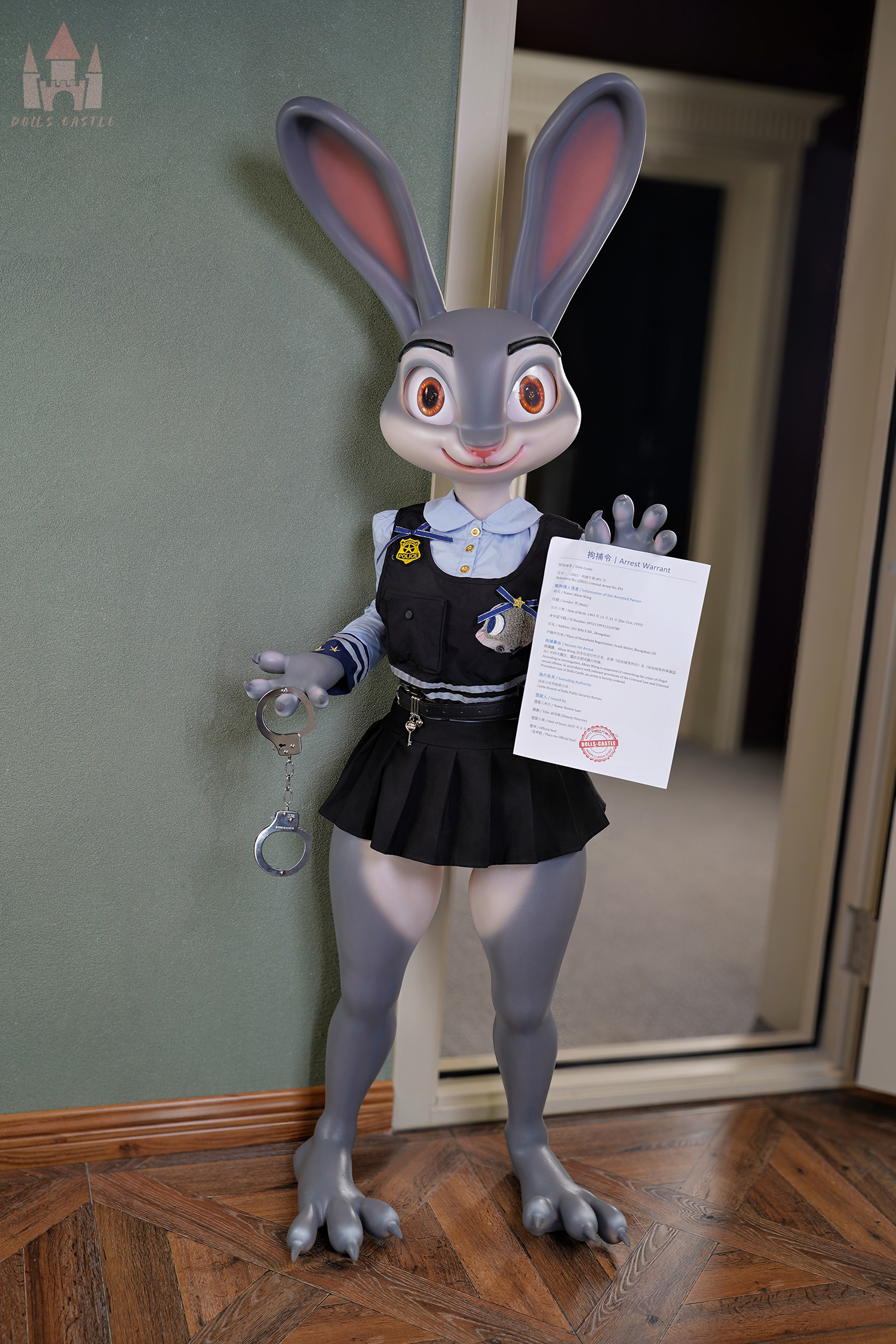 5ft5/168cm A Cup Silicone Seamless Neck Judy Hopps Sex Doll – Rabby