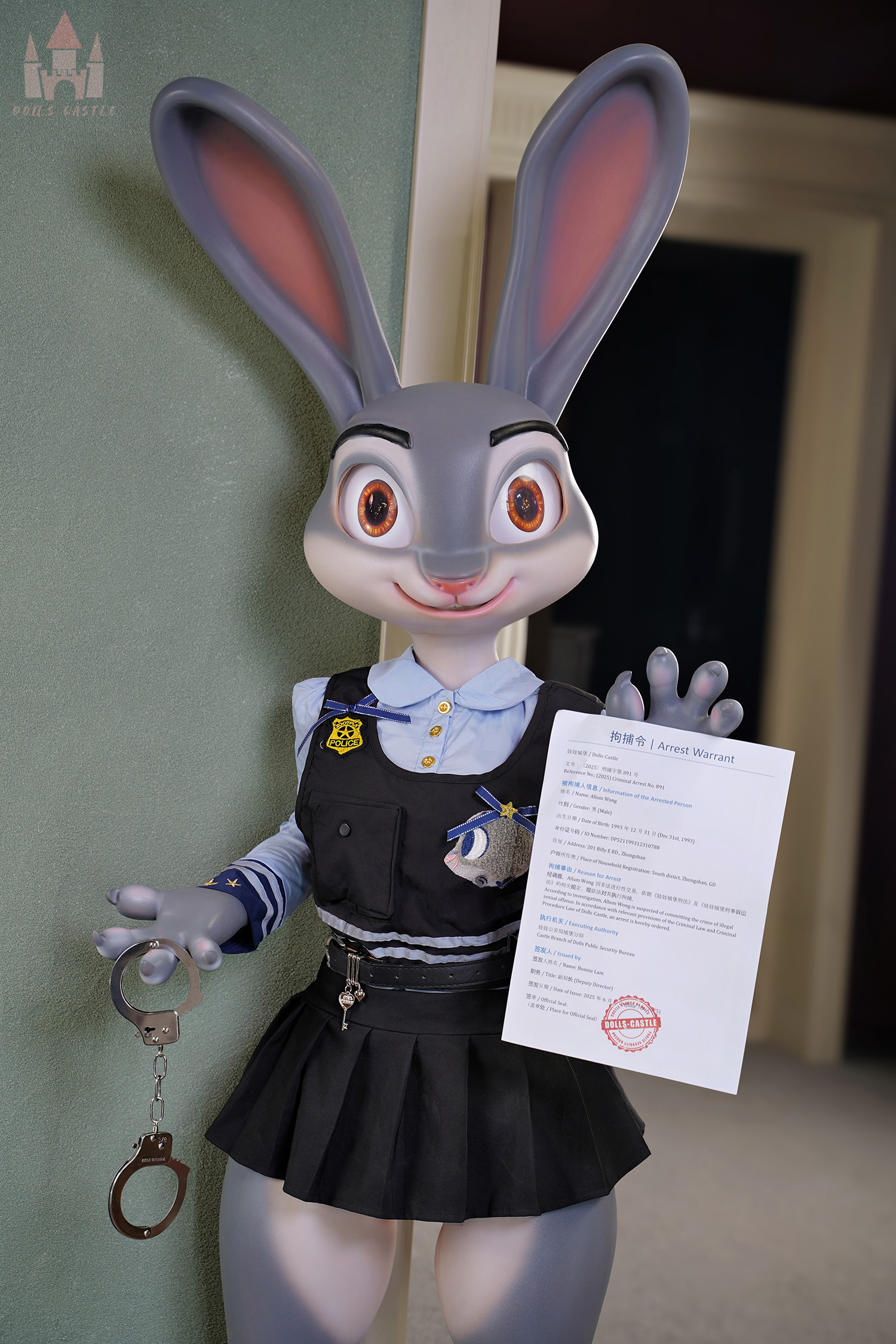 5ft5/168cm A Cup Silicone Seamless Neck Judy Hopps Sex Doll – Rabby