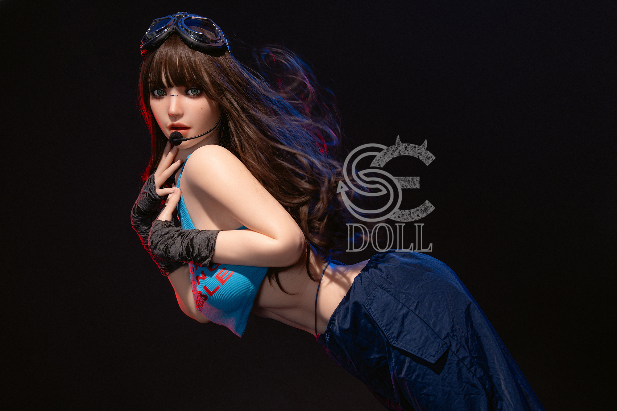 5ft5/167cm E Cup Silicone Girls Group Sex Doll - Jenny.A - size detail 2
