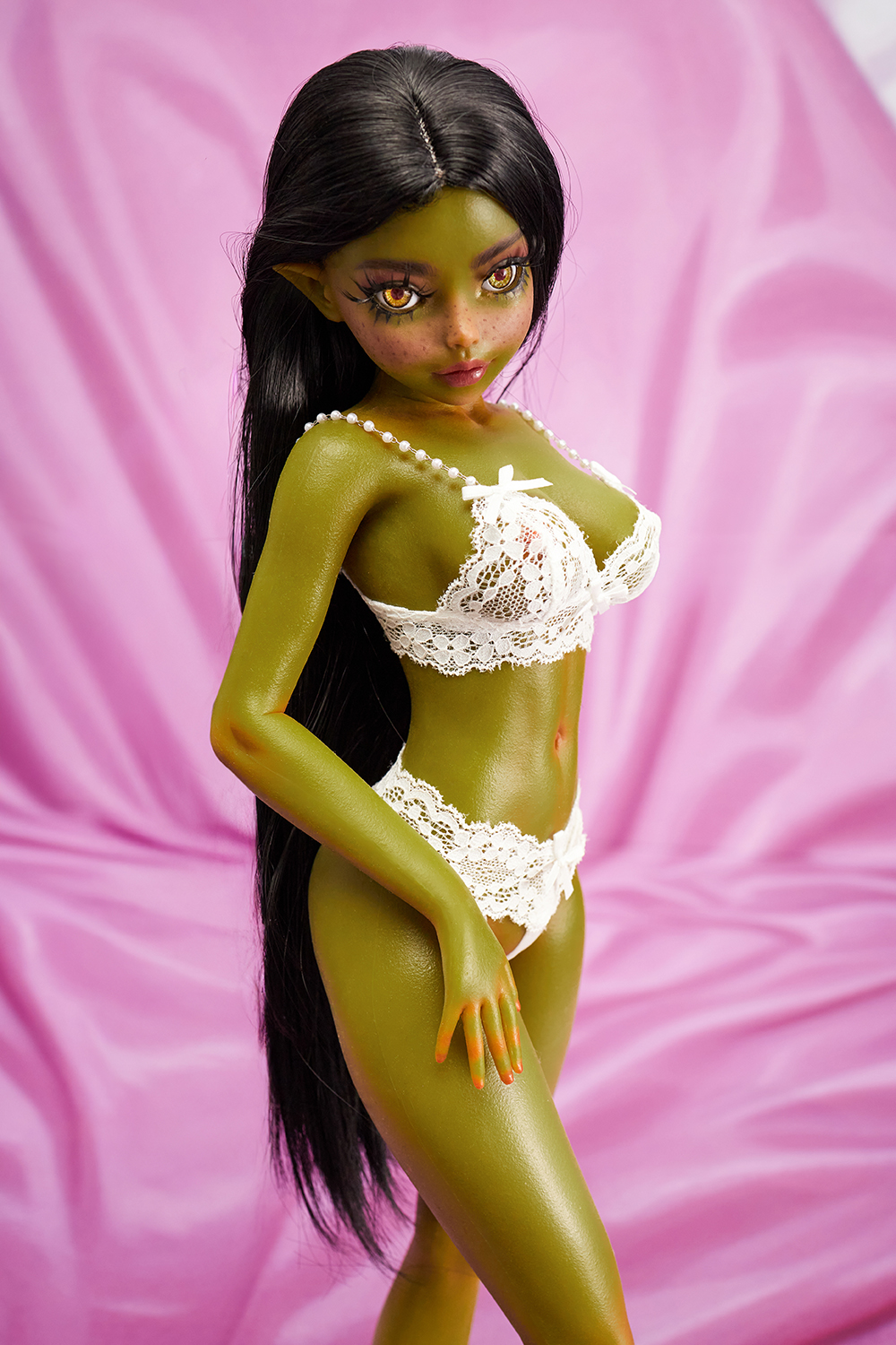 X/XL Hani - Silicone Mini Goblin Girl Sex Doll
