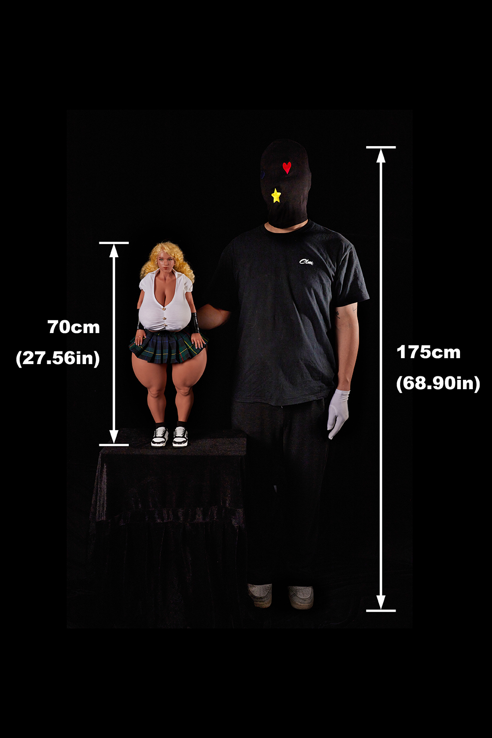 Si70 Chace - Silicone BBW Mini Sex Doll