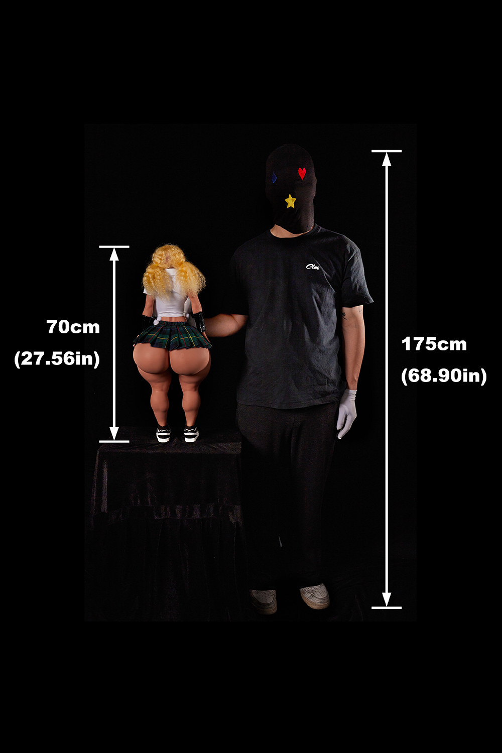 Si70 Chace - Silicone BBW Mini Sex Doll