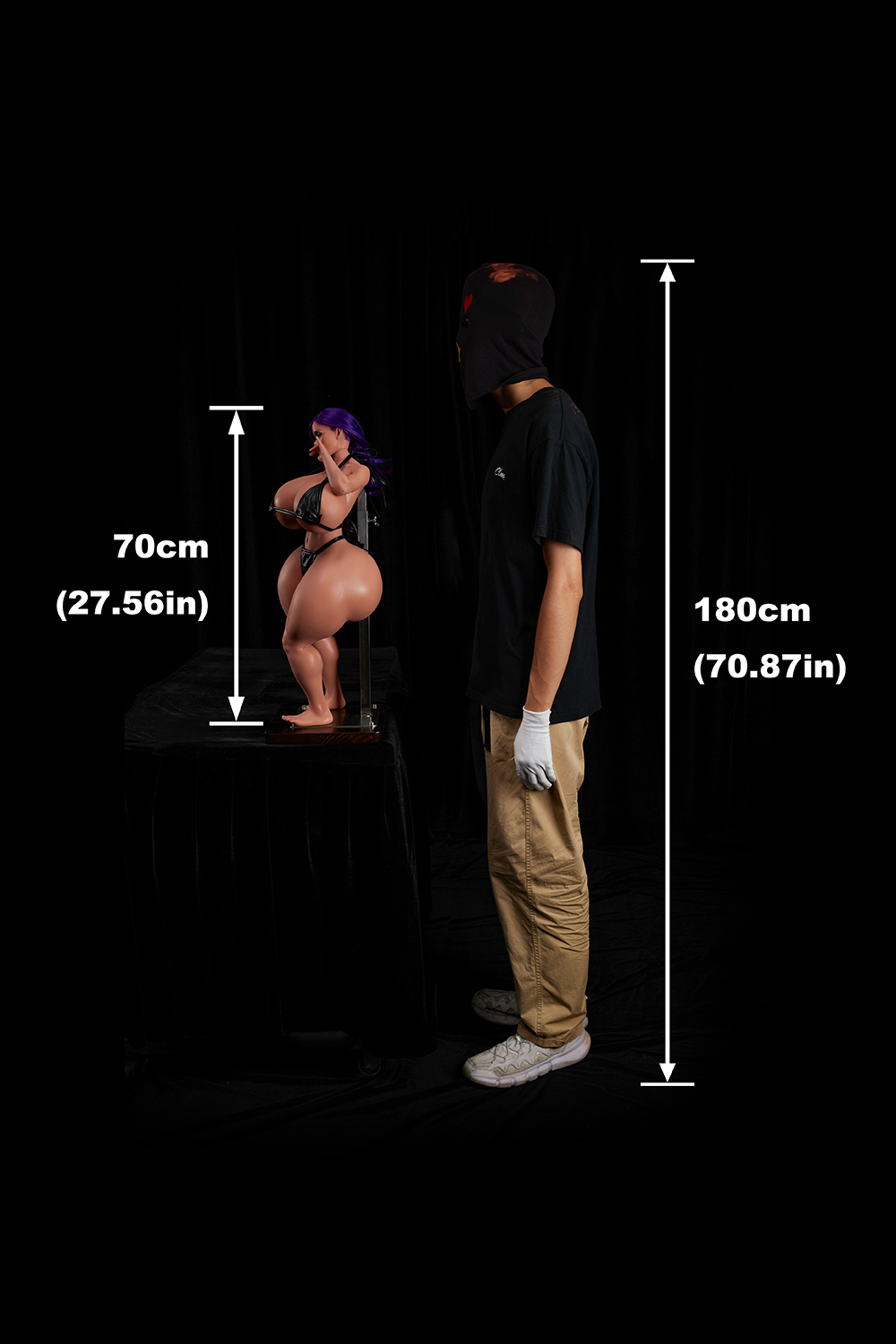 Si70 Dazia - Silicone BBW Mini Sex Doll